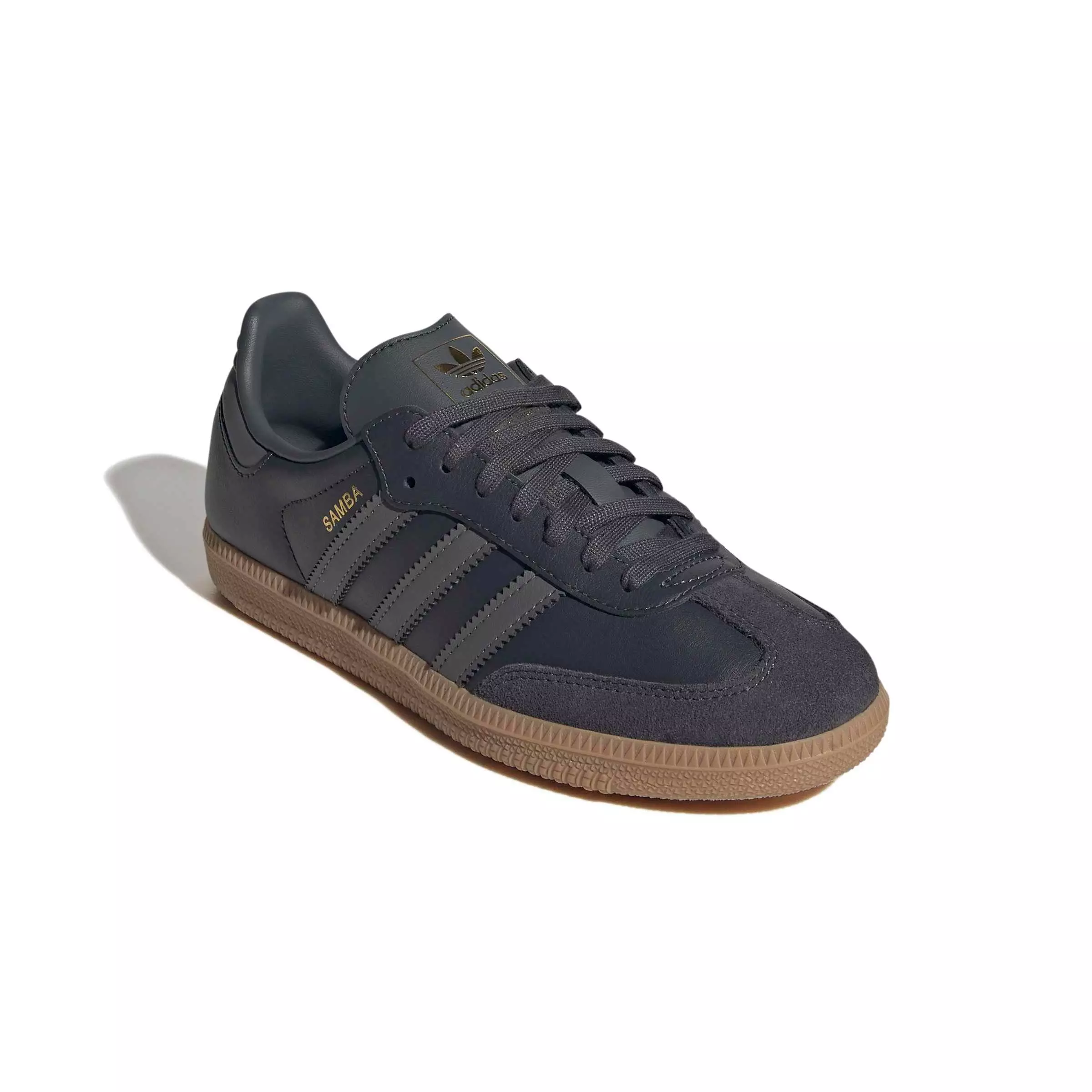 adidas Originals Samba OG "Grey Six/Grey Four/Gum 4" Grade School Boys' Shoe - GREY/GREY/GUM