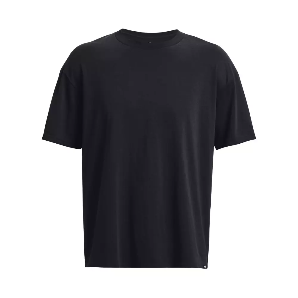 Under Armour Men's Oversized Heavyweight Short Sleeve T-Shirt - BLACK/WHITE