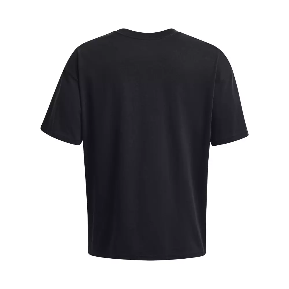 Under Armour Men's Oversized Heavyweight Short Sleeve T-Shirt - BLACK/WHITE