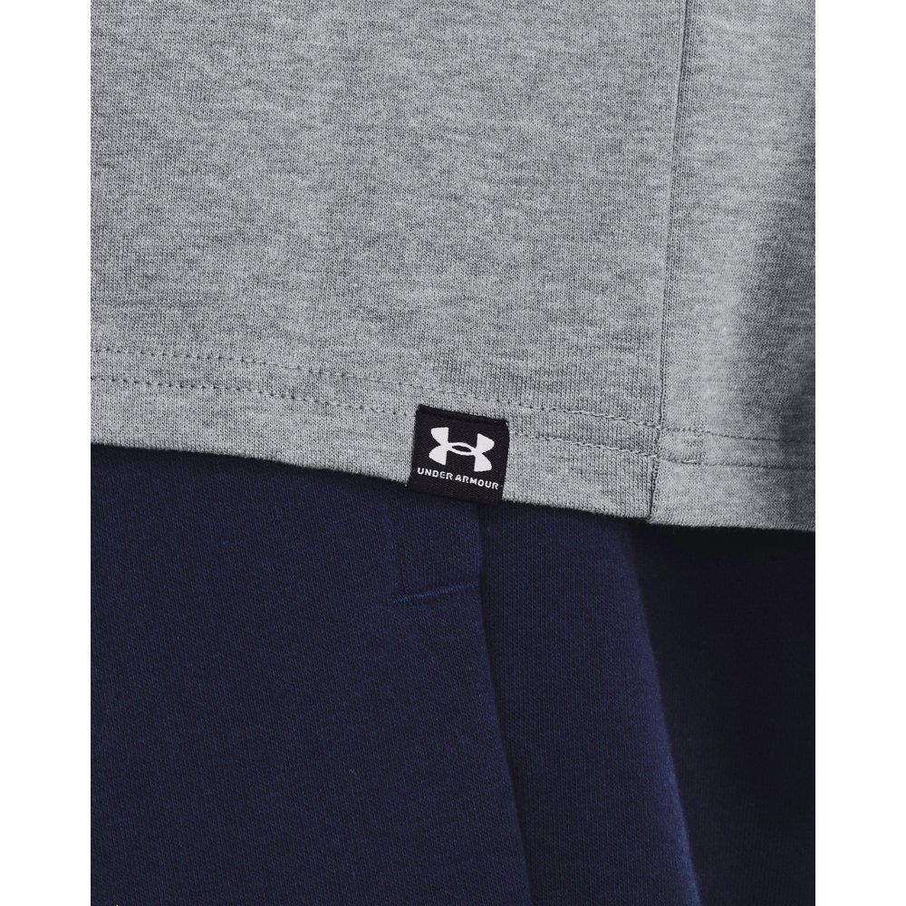 Under Armour Men's Oversized Heavyweight Short Sleeve T-Shirt - GREY/WHITE Thumbnail View 3