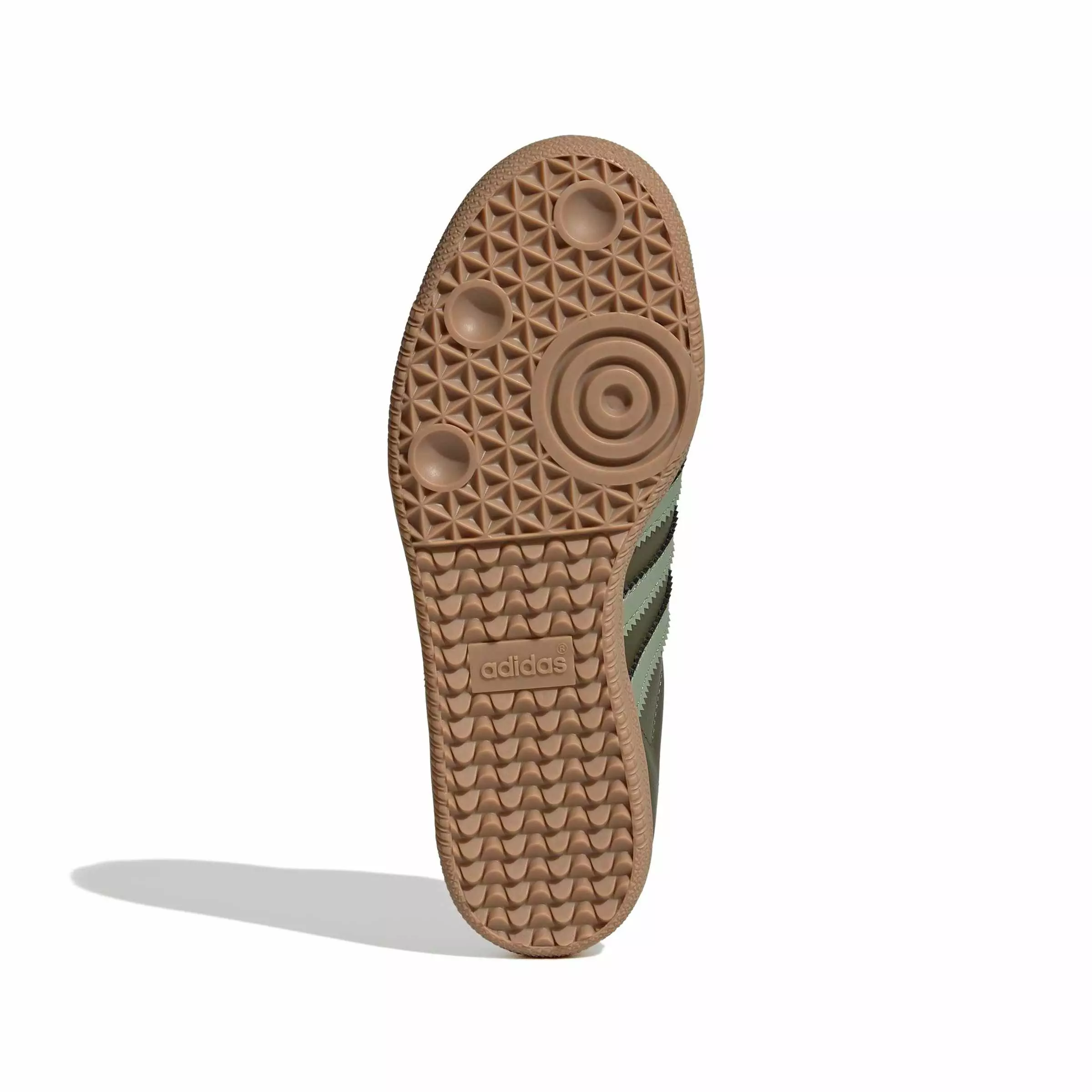 adidas Originals Samba OG "Olive Strata/Tent Green/Gum 4" Grade School Boys' Shoe - OLIVE/GREEN/GUM