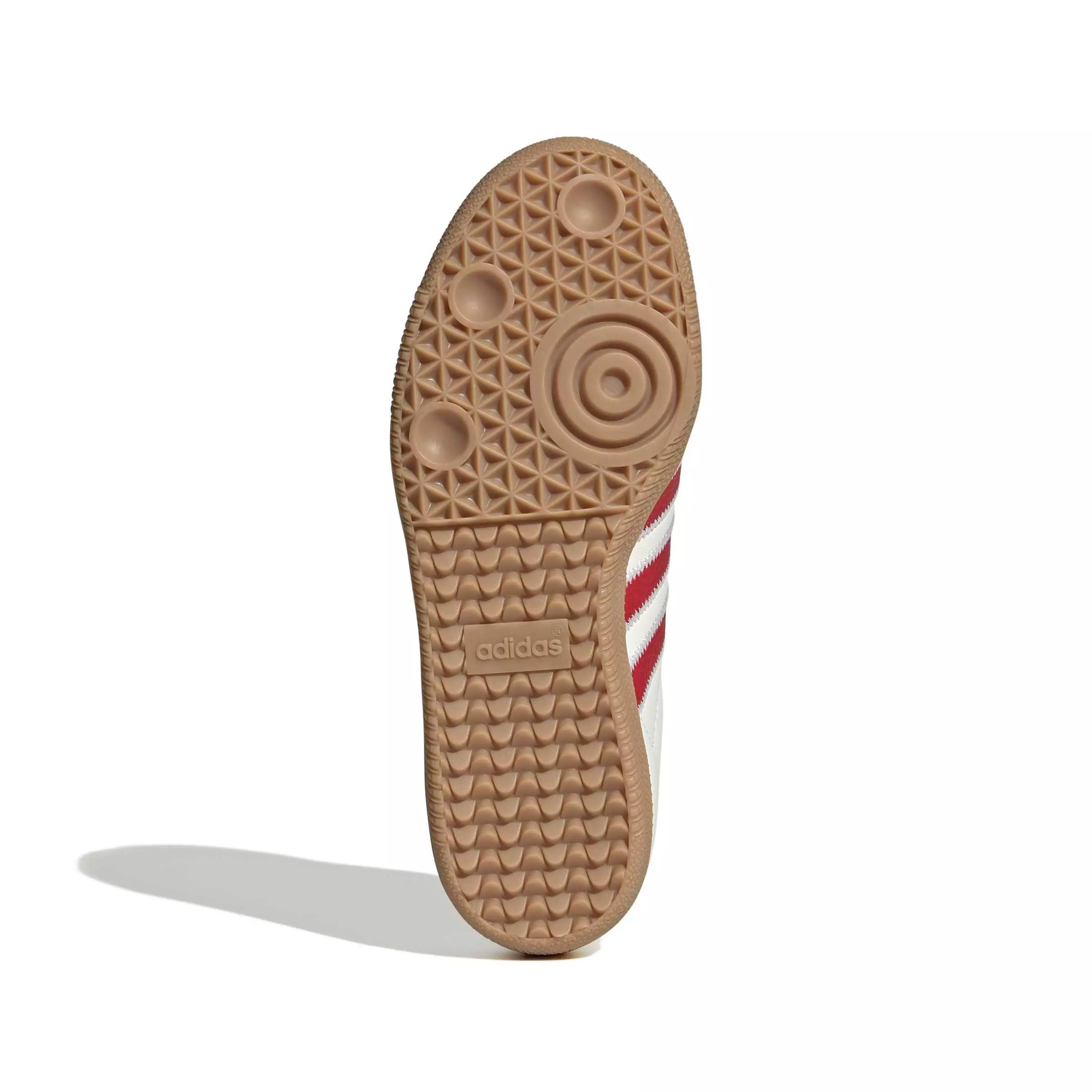 adidas Originals Samba OG "Off White/Better Scarlet/Gum 4" Grade School Boys' Shoe - OFF WHITE/SCARLET/GUM