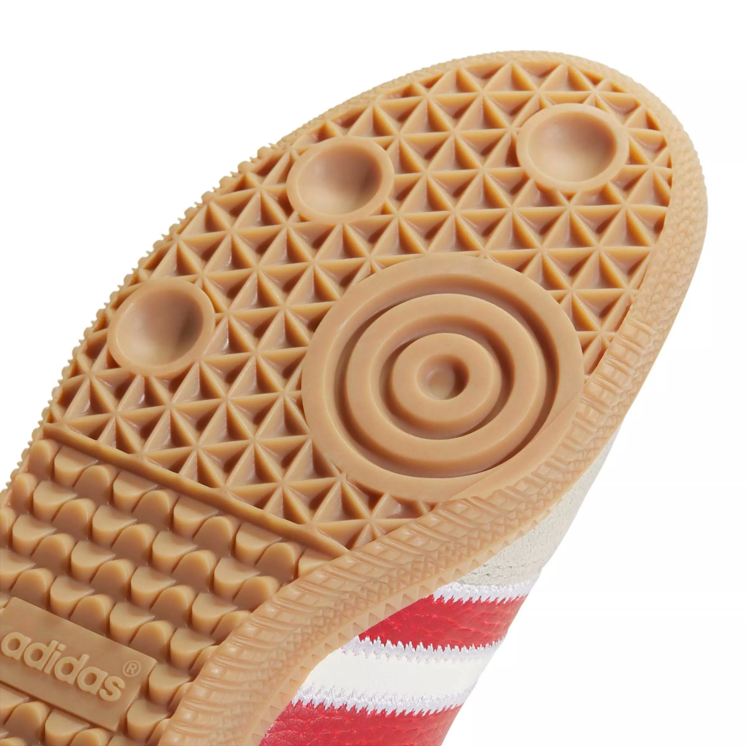 adidas Originals Samba OG "Off White/Better Scarlet/Gum 4" Grade School Boys' Shoe - OFF WHITE/SCARLET/GUM