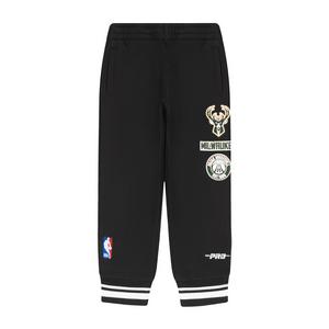 Pro Standard Toddler Boys' NBA Milwaukee Bucks Retro Classic Rib Sweatpants -Black