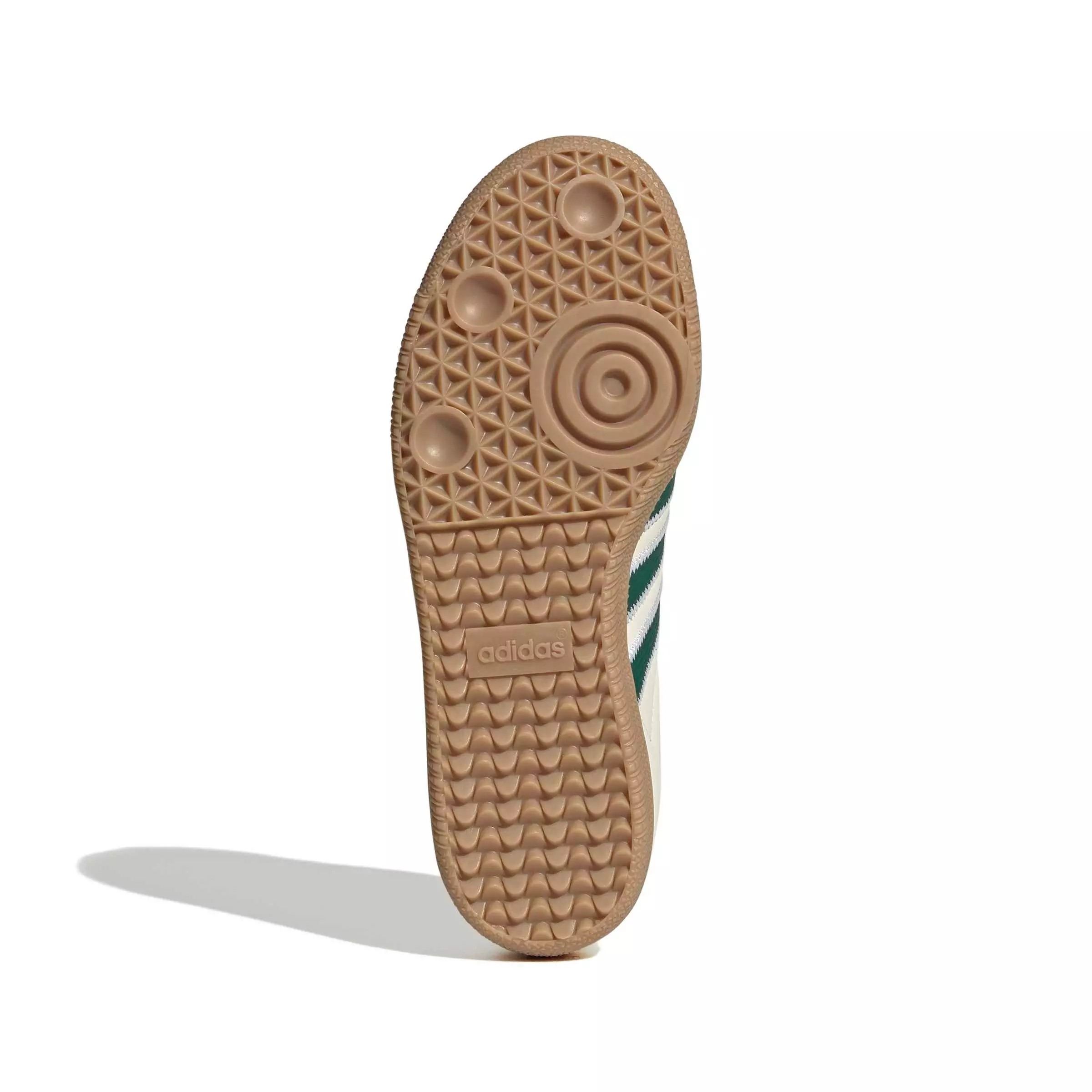adidas Originals Samba OG "Cream White/Collegiate Green/Gum 4" Grade School Boys' Shoe - CREAM/GREEN/GUM