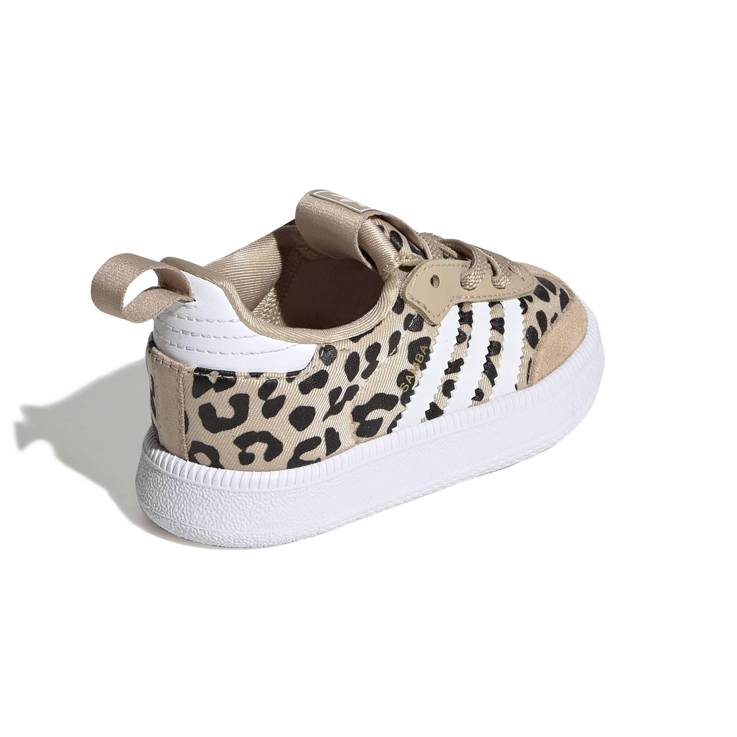 adidas Originals Samba Quickon "Magic Beige/Ftwr White/Core Black" Infant Girls' Shoe - BEIGE/WHITE/BLACK