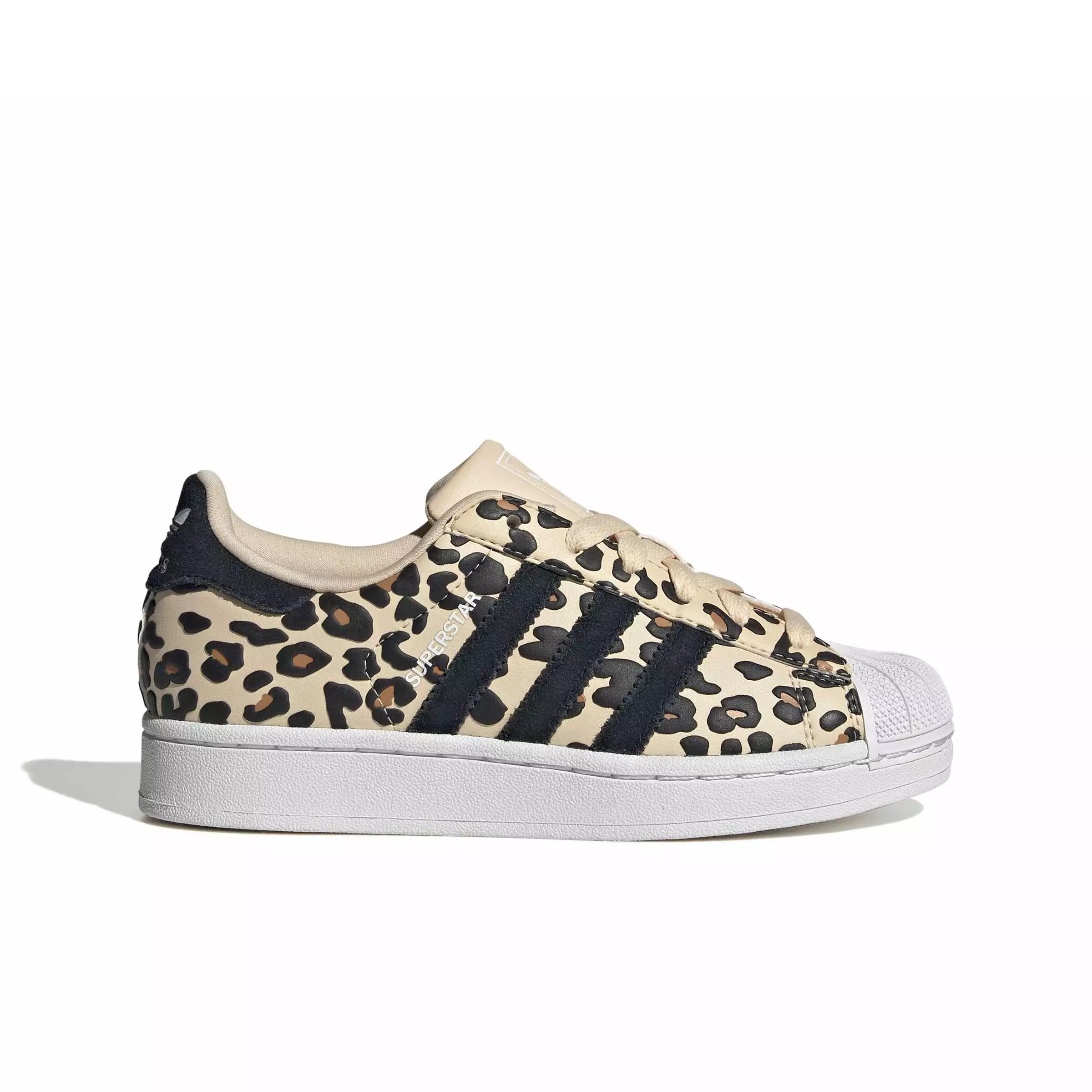 adidas Originals Superstar II "Sand Strata/Core Black/Ftwr White" Grade School Girls' Shoe - SAND/BLACK/WHITE
