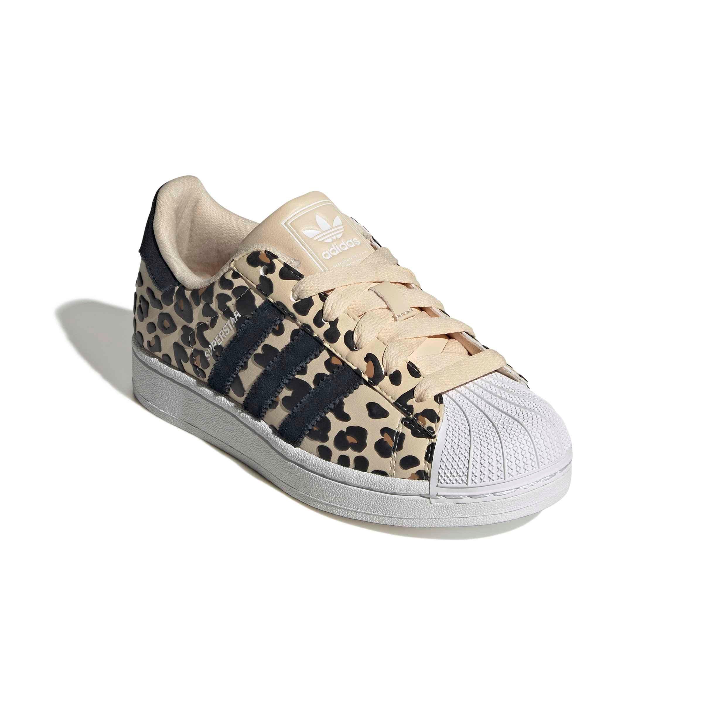 adidas Originals Superstar II "Sand Strata/Core Black/Ftwr White" Grade School Girls' Shoe - SAND/BLACK/WHITE