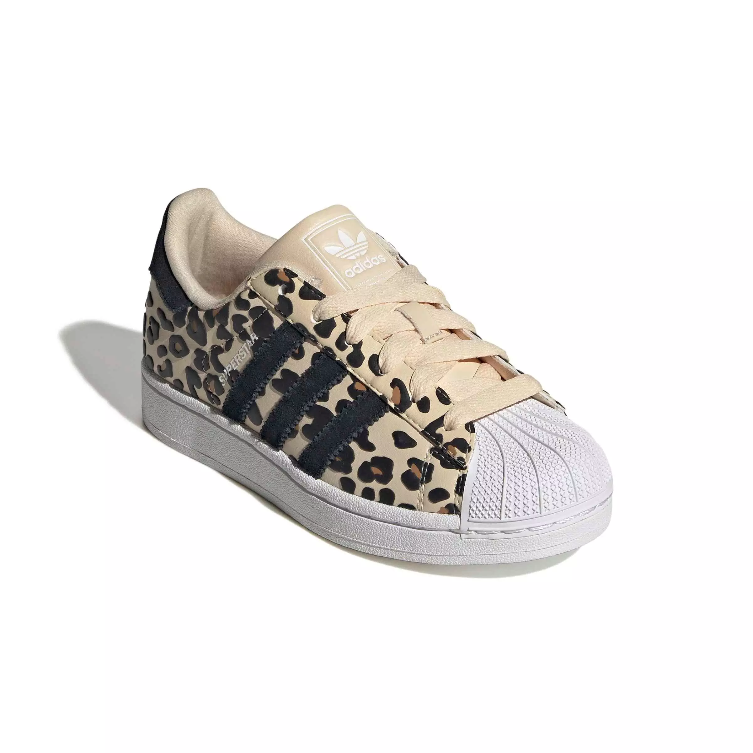 adidas Originals Superstar II "Sand Strata/Core Black/Ftwr White" Grade School Girls' Shoe - SAND/BLACK/WHITE