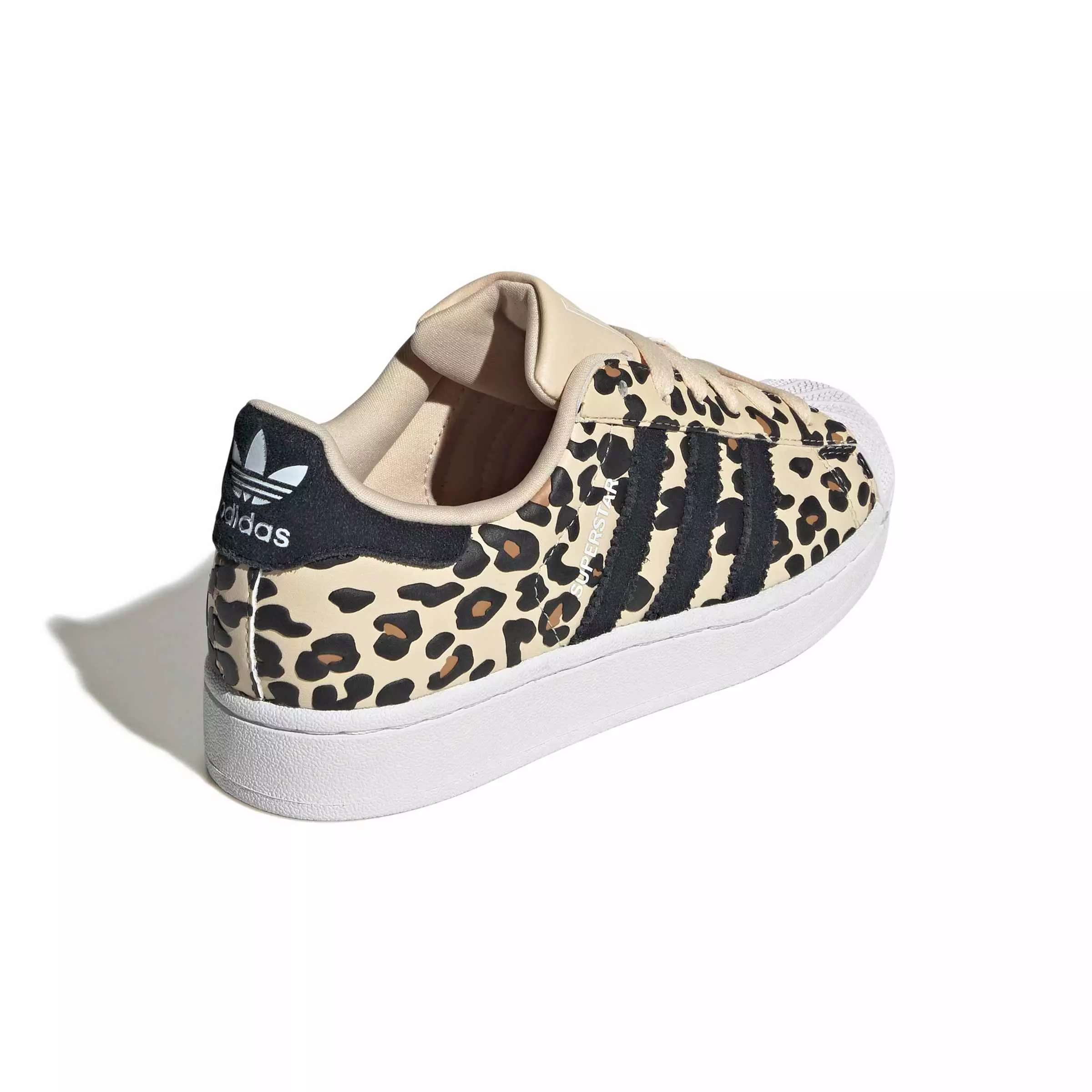 adidas Originals Superstar II "Sand Strata/Core Black/Ftwr White" Grade School Girls' Shoe - SAND/BLACK/WHITE