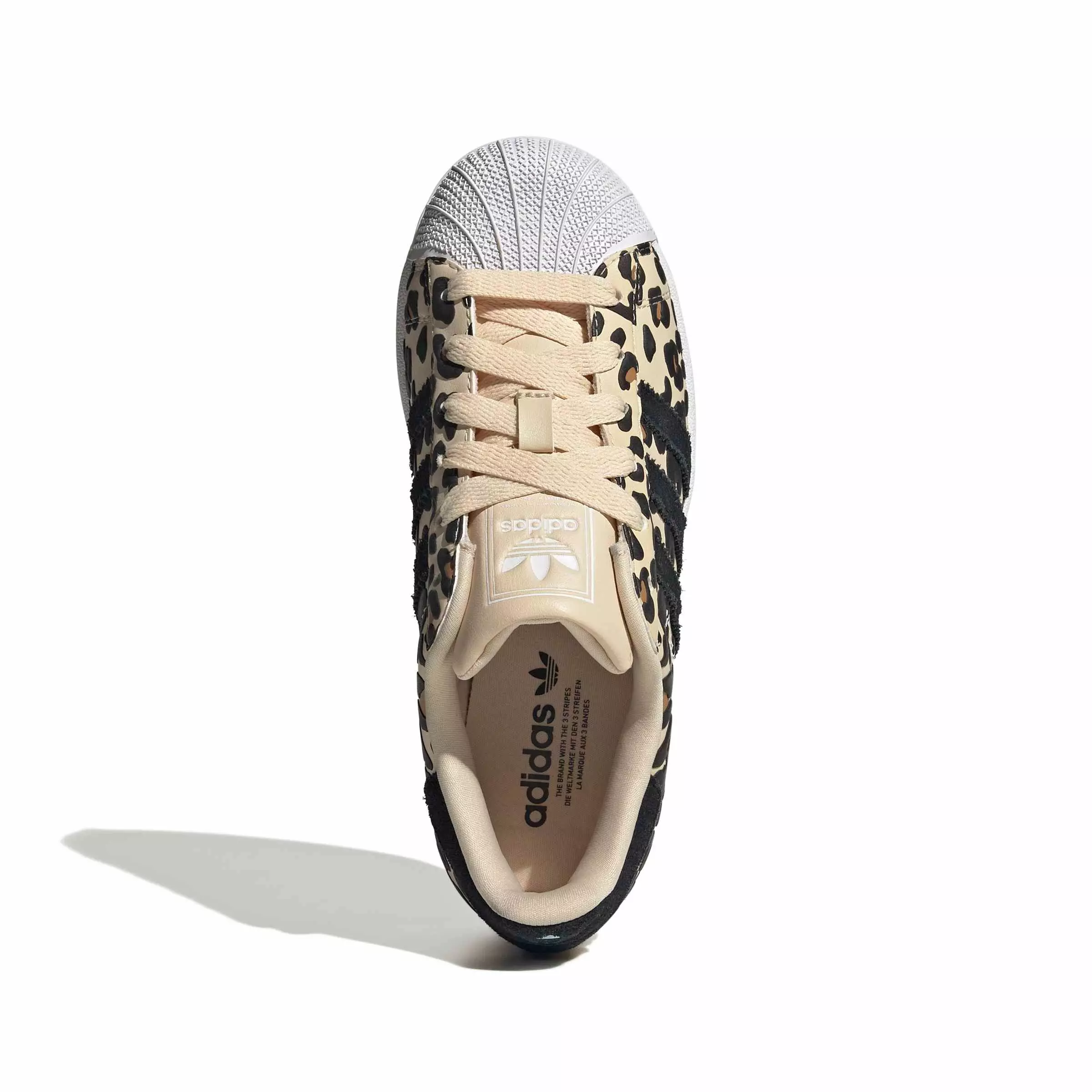 adidas Originals Superstar II "Sand Strata/Core Black/Ftwr White" Grade School Girls' Shoe - SAND/BLACK/WHITE