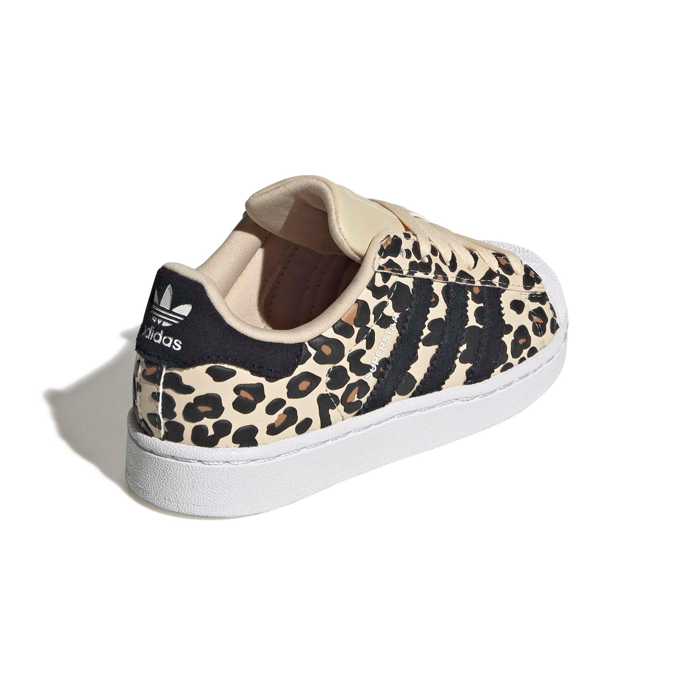 adidas Originals Superstar II "Sand Strata/Core Black/Ftwr White" Preschool Girls' Shoe - SAND/BLACK/WHITE