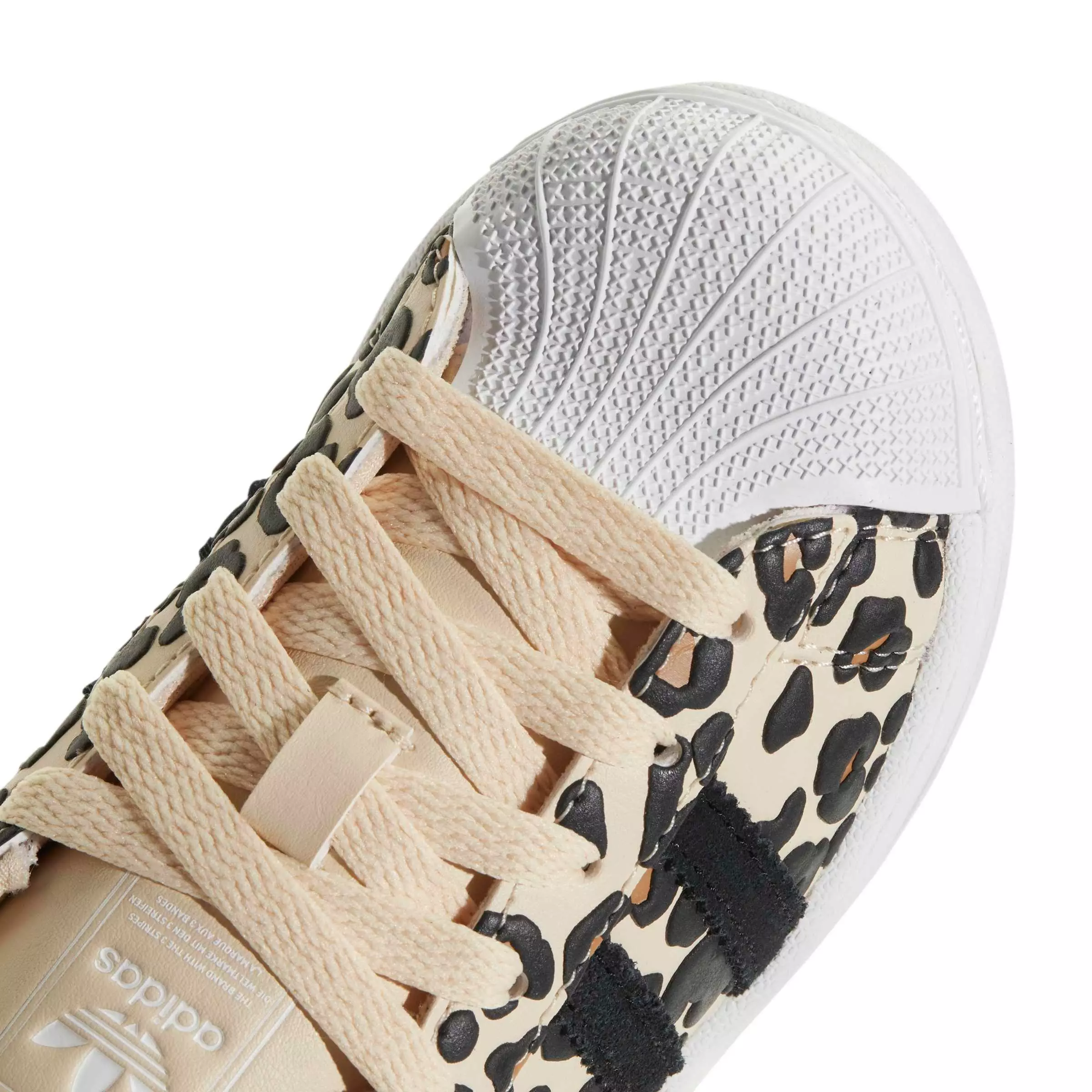 adidas Originals Superstar II "Sand Strata/Core Black/Ftwr White" Preschool Girls' Shoe - SAND/BLACK/WHITE