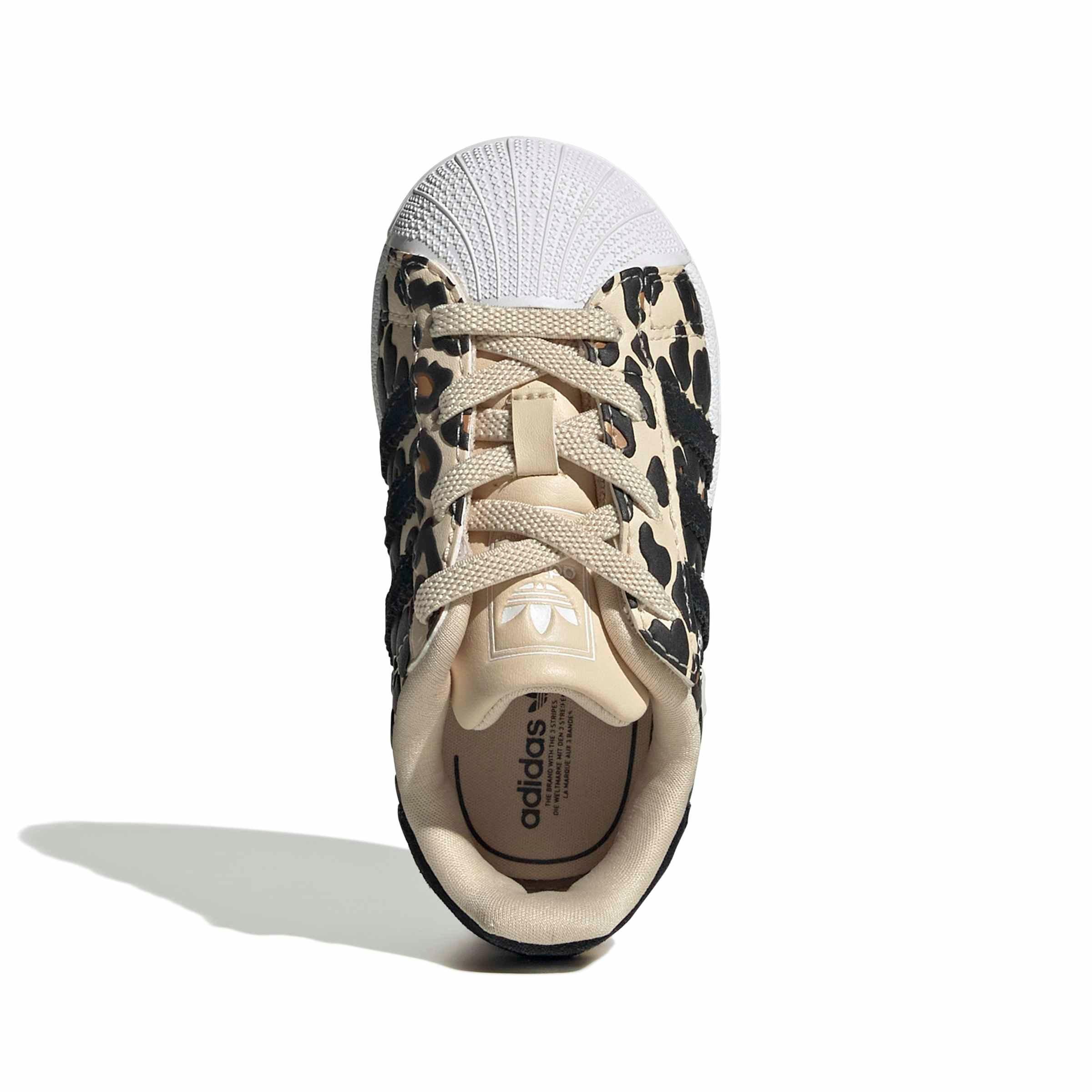 adidas Originals Superstar II CCEL "Sand Strata/Core Black/Ftwr White" Infant Girls' Shoe - SAND/BLACK/WHITE