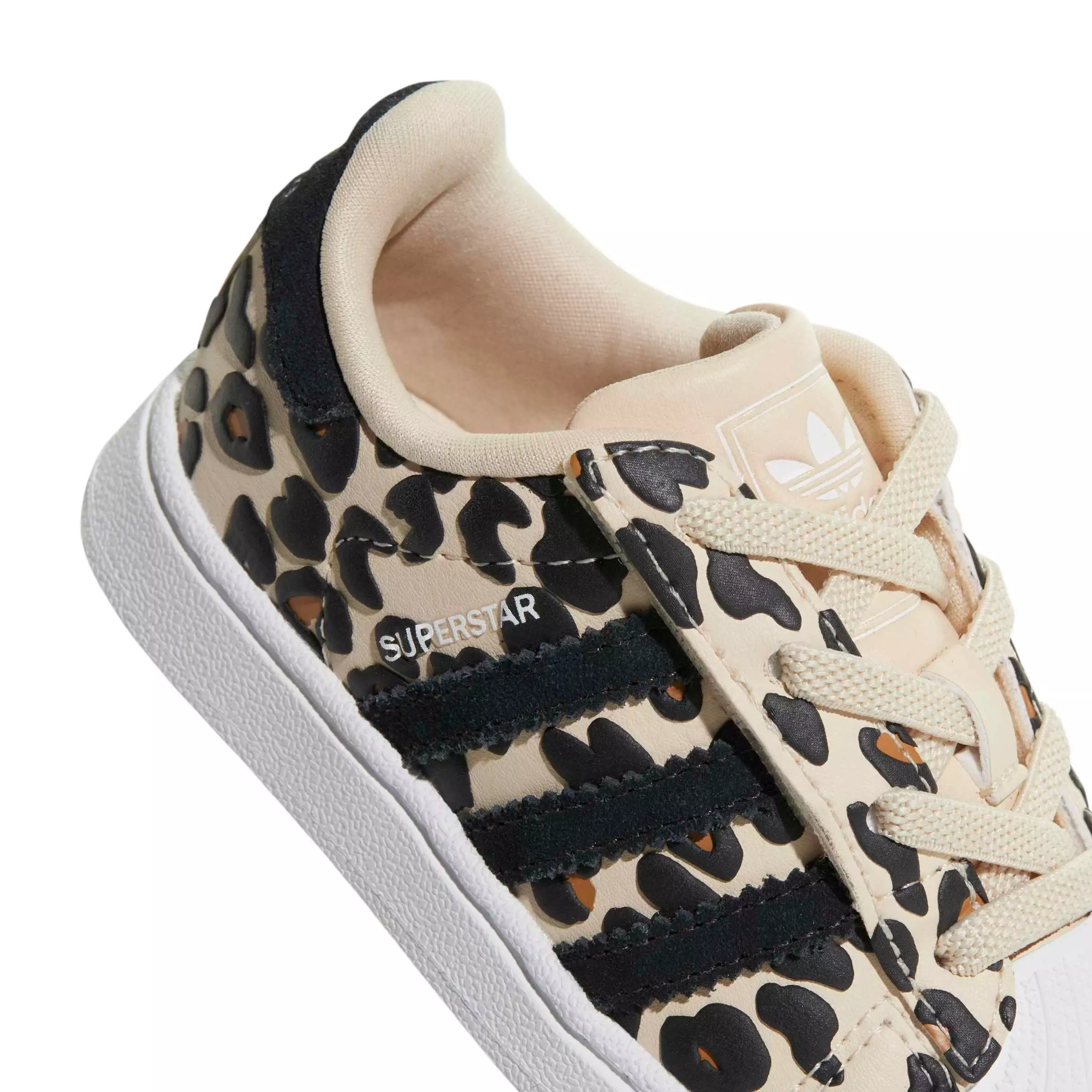 adidas Originals Superstar II CCEL "Sand Strata/Core Black/Ftwr White" Infant Girls' Shoe - SAND/BLACK/WHITE