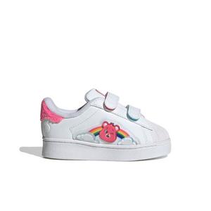 adidas Originals Care Bears Superstar LED LCC "Ftwr White/Lucid Pink/Bliss Pink" Infant Girls' Shoe - WHITE/PINK/PINK