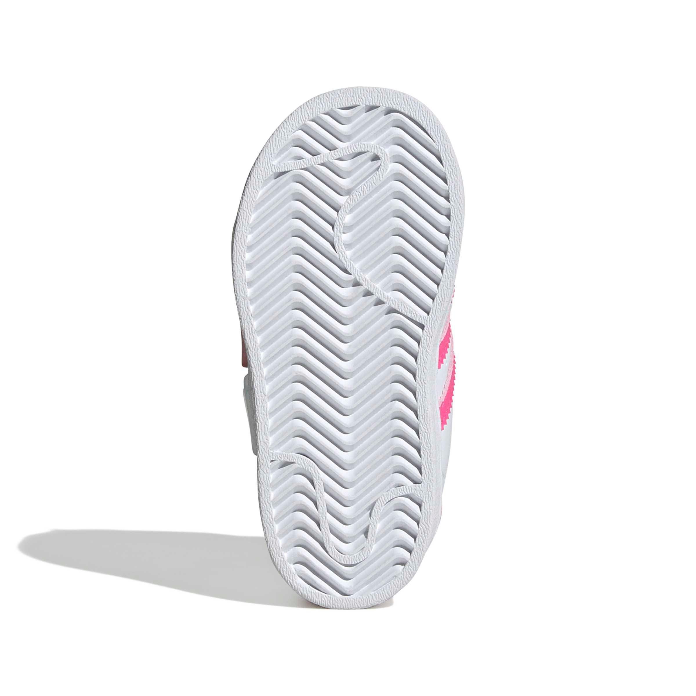 adidas Originals Care Bears Superstar LED LCC "Ftwr White/Lucid Pink/Bliss Pink" Infant Girls' Shoe - WHITE/PINK/PINK