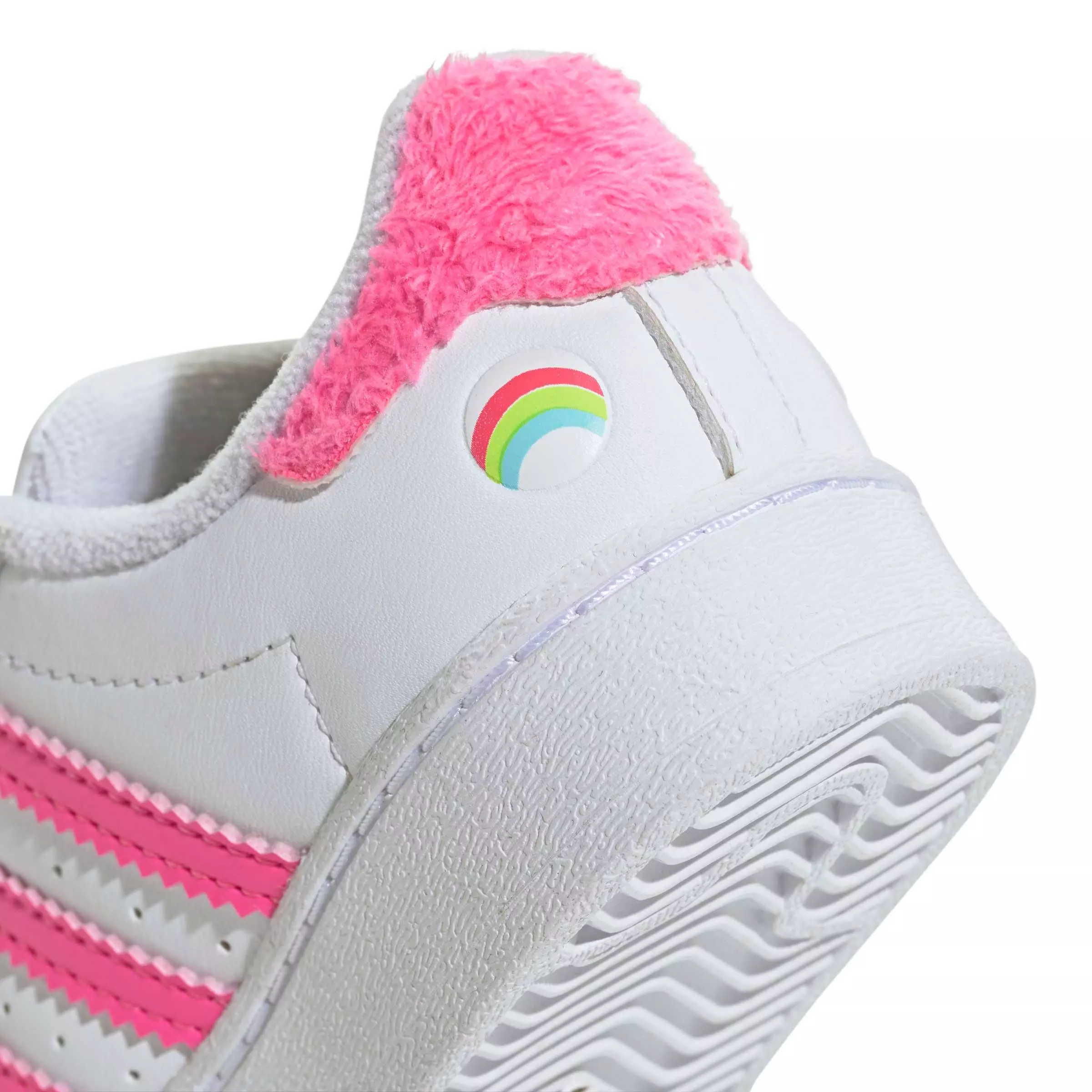 adidas Originals Care Bears Superstar LED LCC "Ftwr White/Lucid Pink/Bliss Pink" Infant Girls' Shoe - WHITE/PINK/PINK