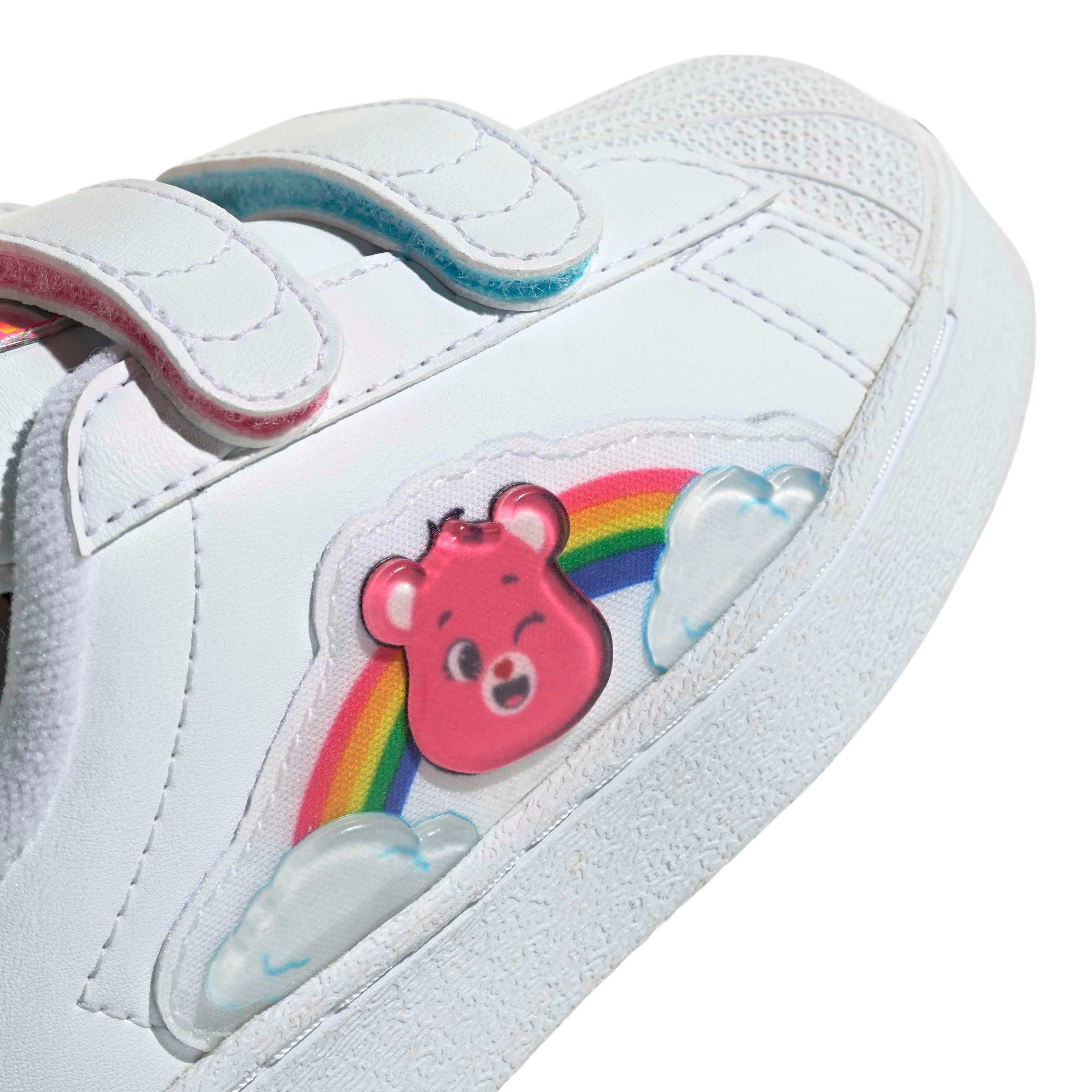 adidas Originals Superstar LED LCC "Care Bears" Toddler Kids' Shoe - CLOUD WHITE/LUCID PINK/BLISS PINK