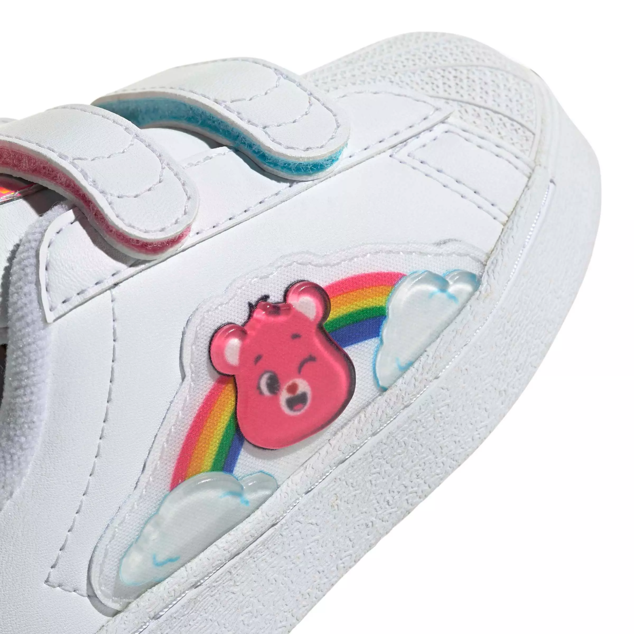 adidas Originals Superstar LED LCC "Care Bears" Toddler Kids' Shoe - CLOUD WHITE/LUCID PINK/BLISS PINK