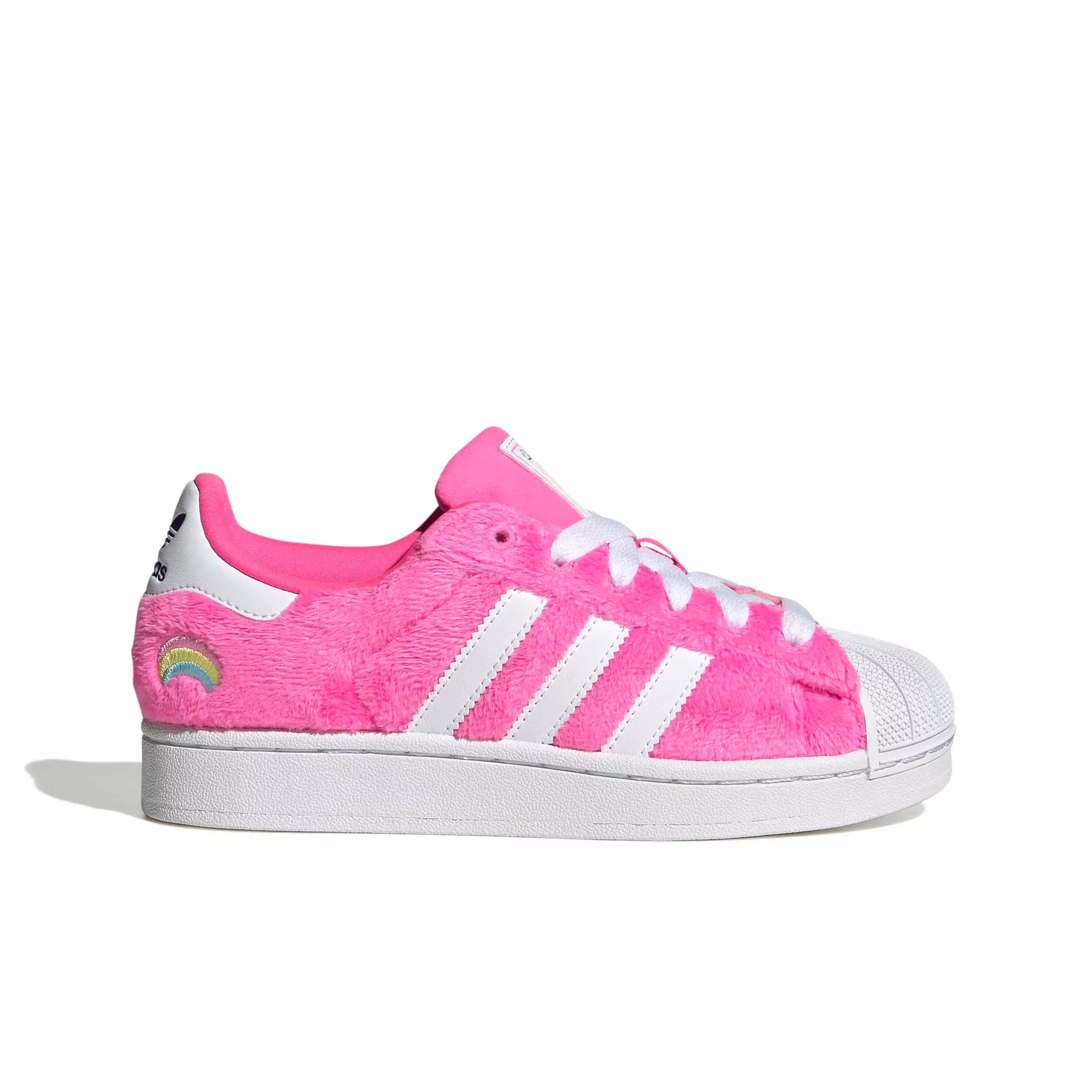 adidas Originals Care Bears Superstar II "Lucid Pink/White/Purple" Grade School Girls' Shoe - PINK/WHITE/PURPLE