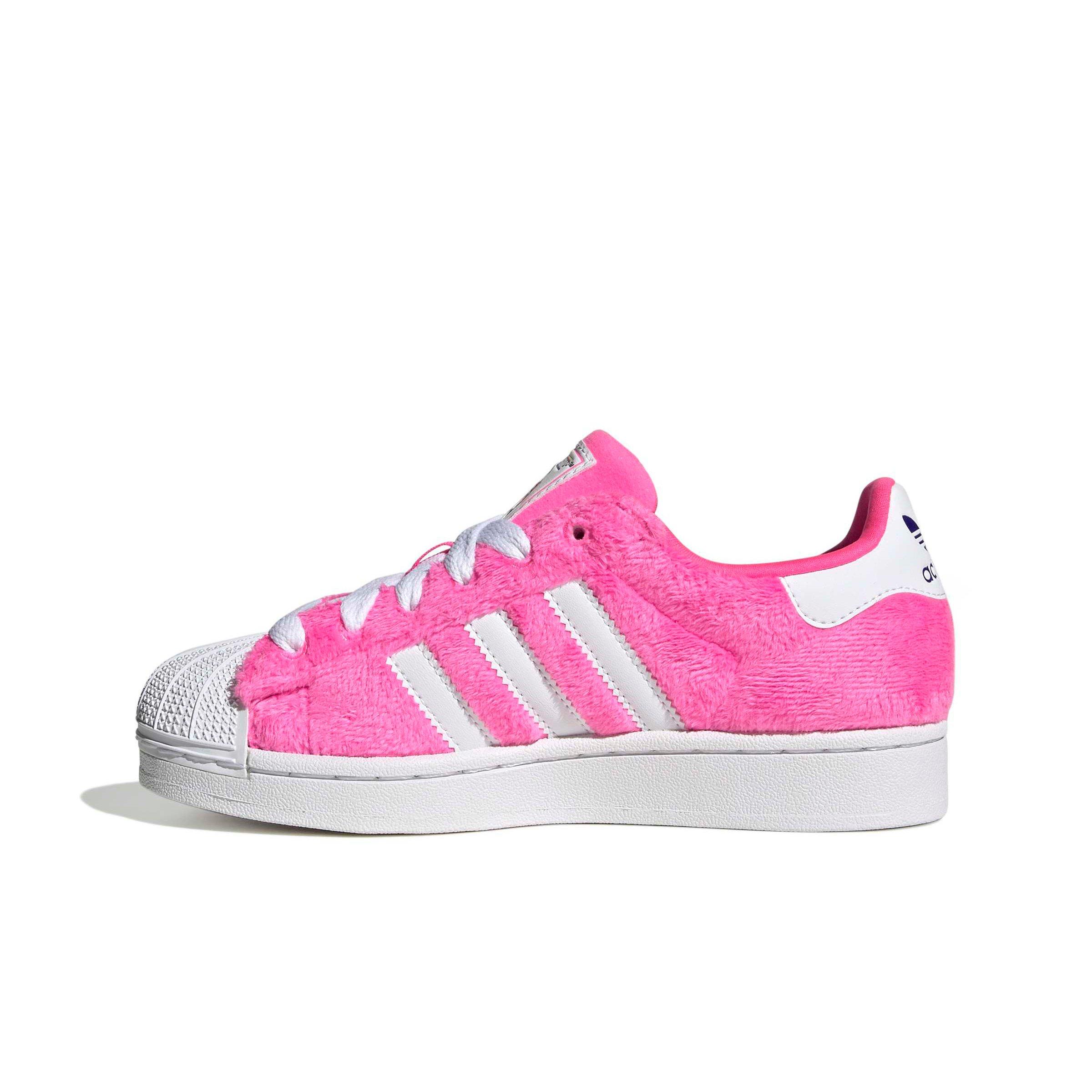 adidas Originals Care Bears Superstar II "Lucid Pink/White/Purple" Grade School Girls' Shoe - PINK/WHITE/PURPLE