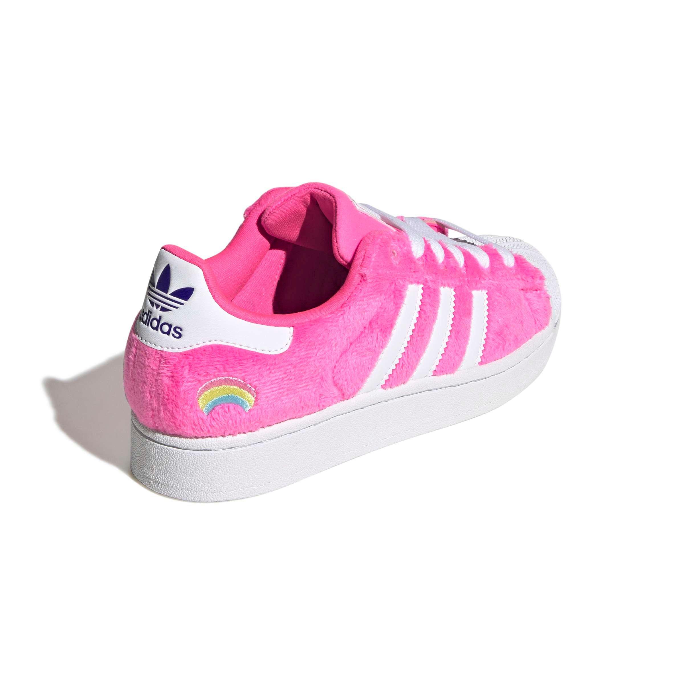 adidas Originals Care Bears Superstar II "Lucid Pink/White/Purple" Grade School Girls' Shoe - PINK/WHITE/PURPLE