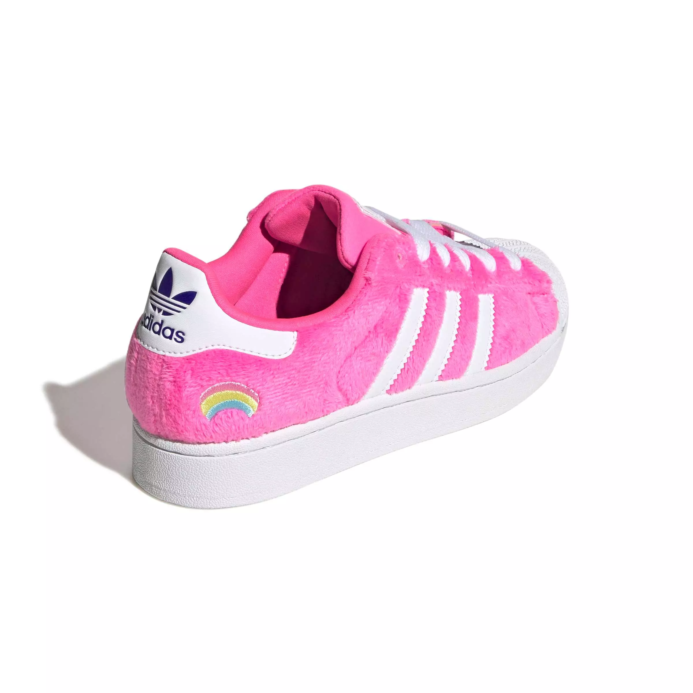 adidas Originals Care Bears Superstar II "Lucid Pink/White/Purple" Grade School Girls' Shoe - PINK/WHITE/PURPLE