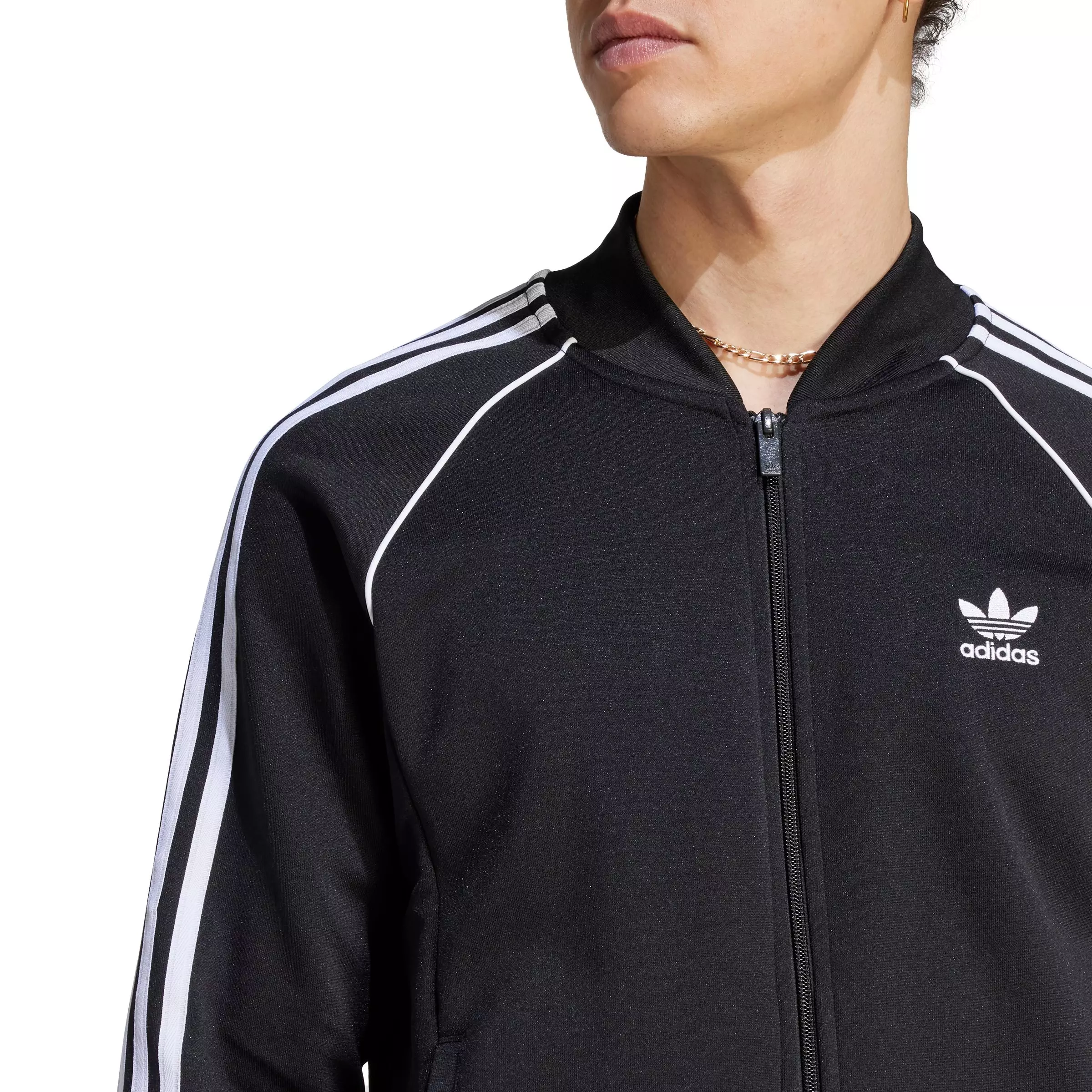 adidas Originals Men's Adicolor Classics SST Track Jacket-Black - BLACK