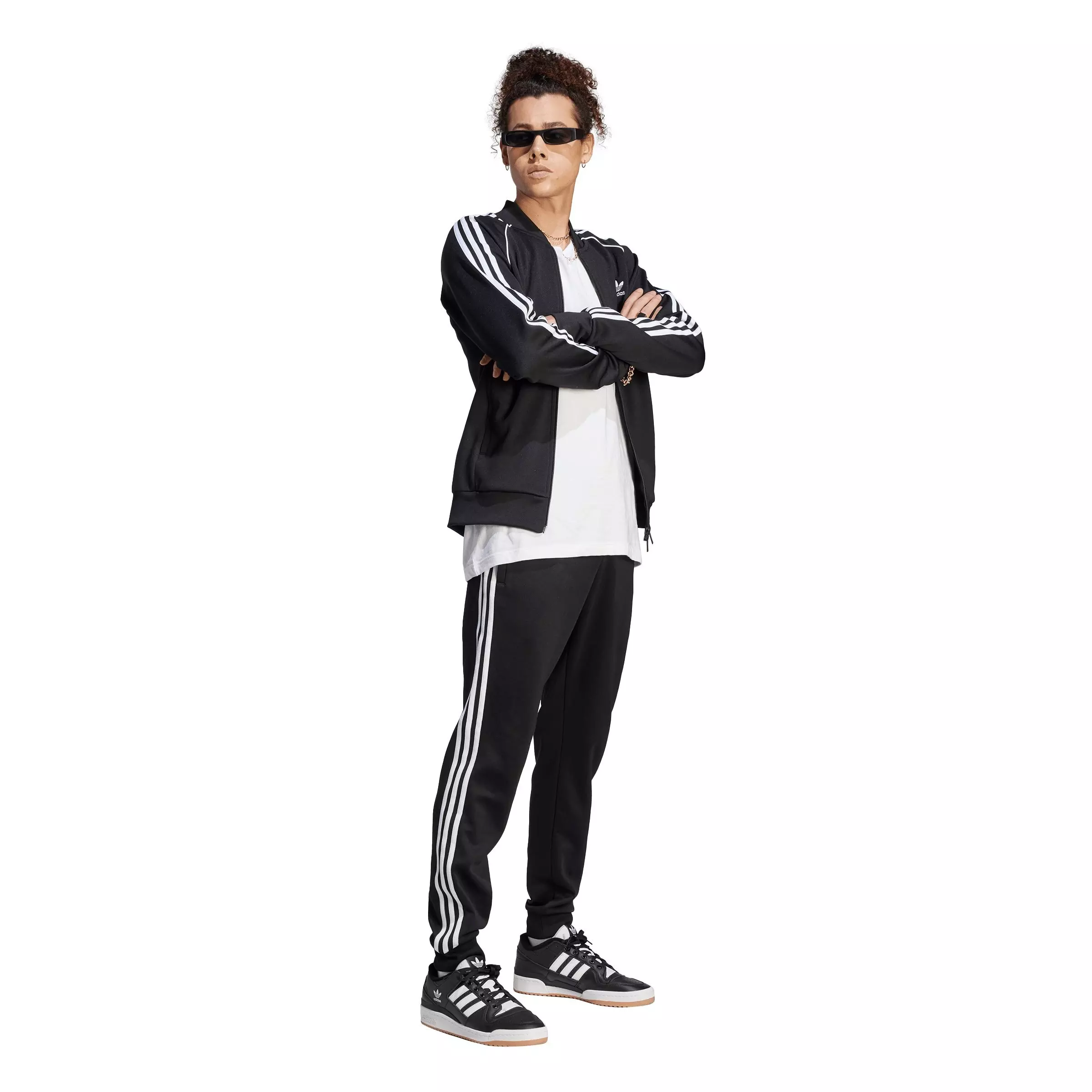 adidas Originals Men's Adicolor Classics SST Track Jacket-Black - BLACK