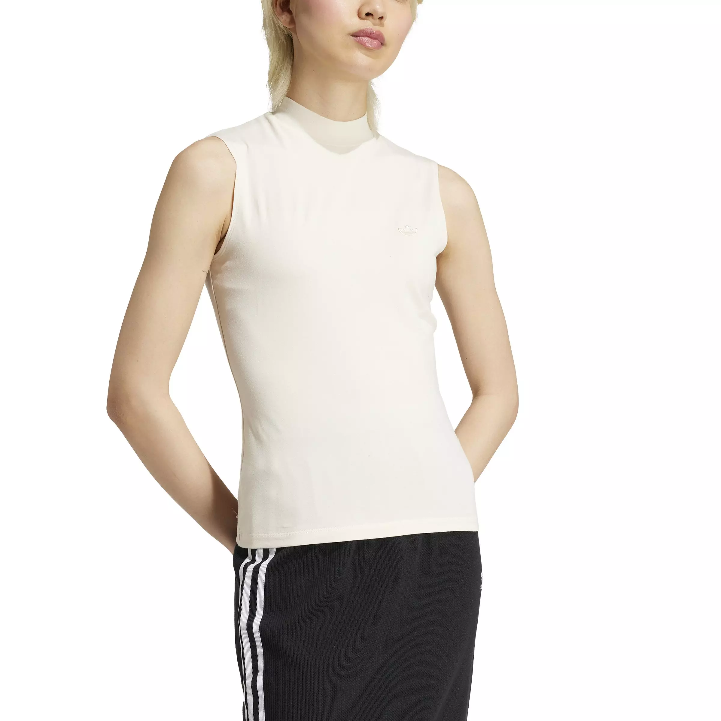 adidas Originals Premium Essentials Baselayer Top-White - WHITE