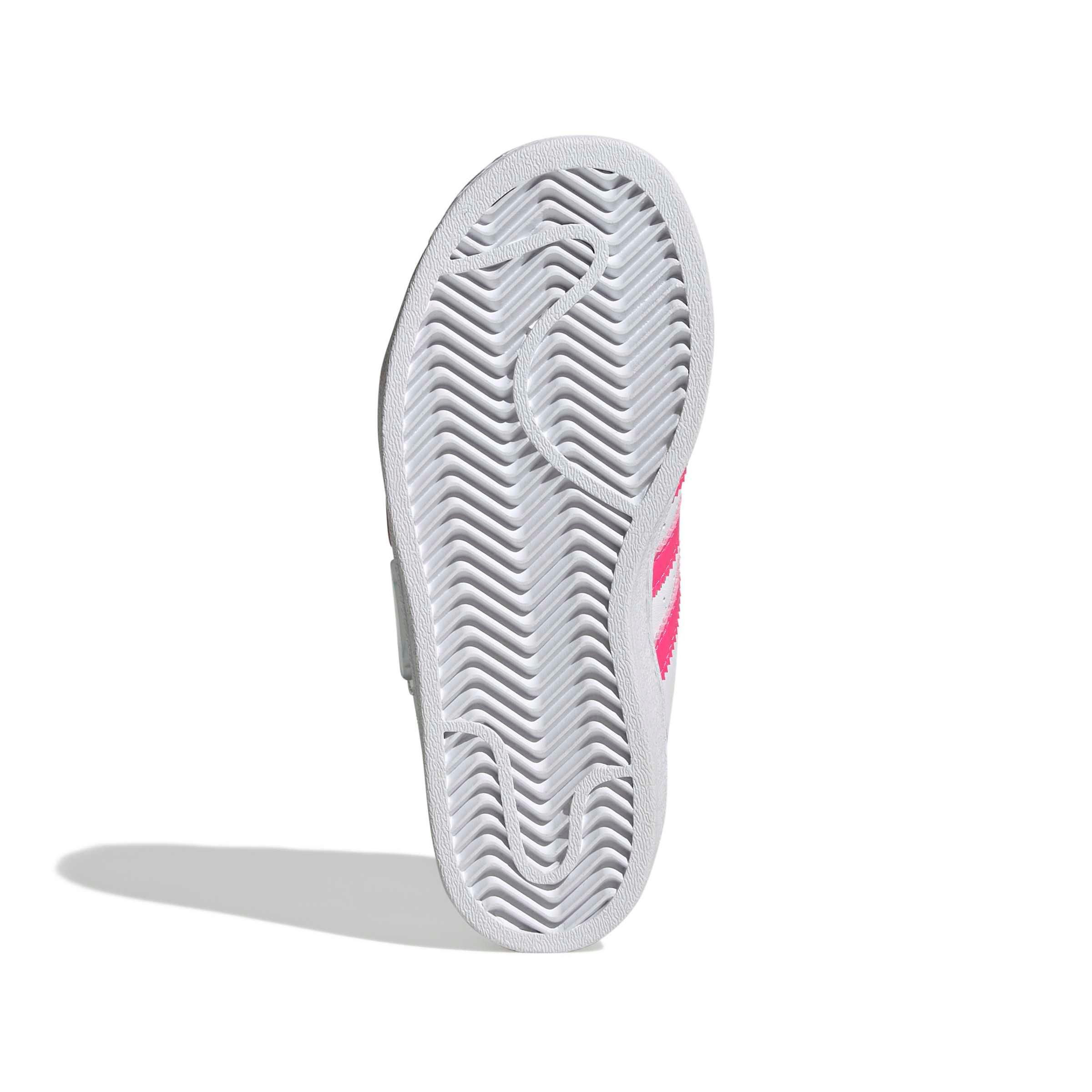 adidas Originals Care Bears Superstar LED LCC "White/Lucid Pink/Bliss Pink" Preschool Girls' Shoe - WHITE/PINK/PINK