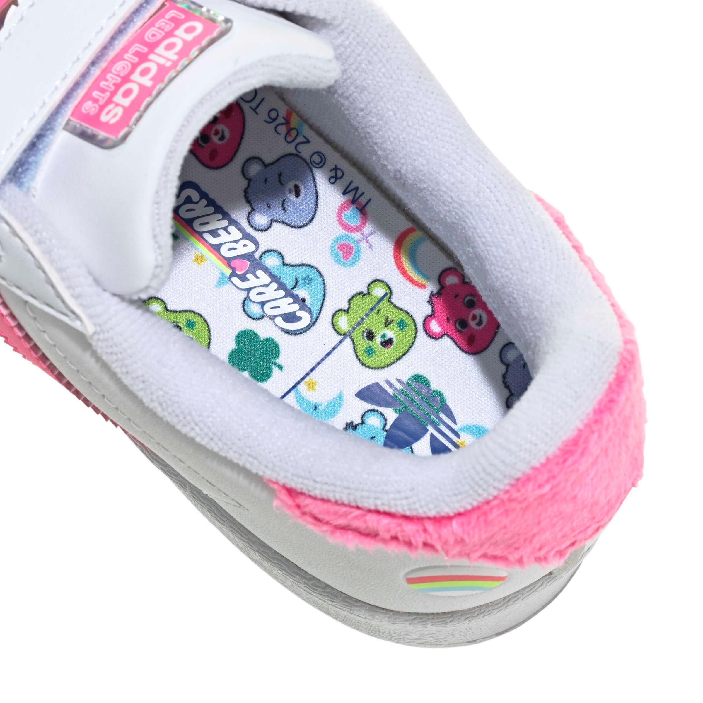 adidas Originals Care Bears Superstar LED LCC "Care Bears" Preschool Kids' Shoe - CLOUD WHITE/LUCID PINK/BLISS PINK