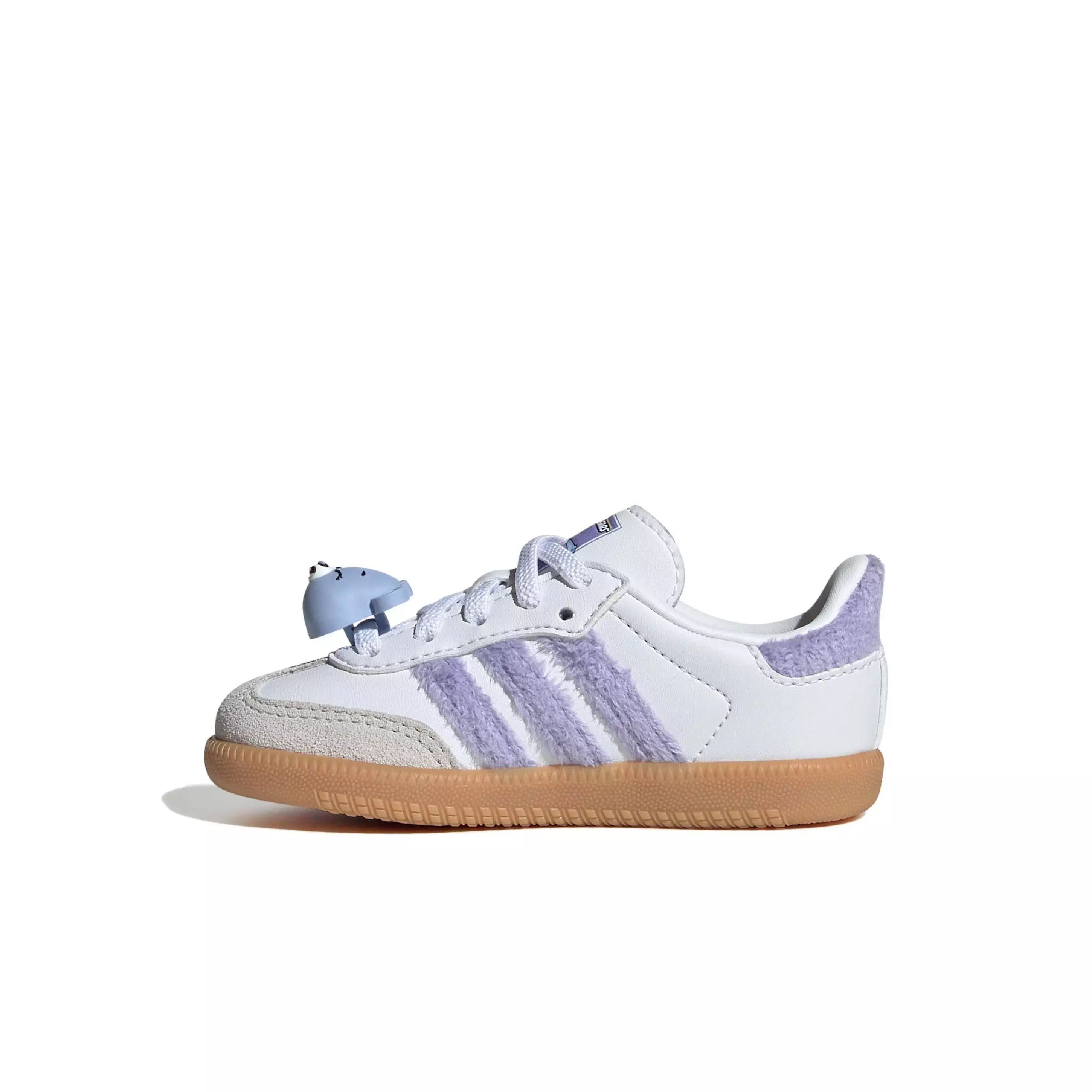 adidas Originals Care Bears Samba OG CCEL "Light Purple/Ftwr White/Blue Dawn" Infant Girls' Shoe - LT PURPLE/WHITE/BLUE