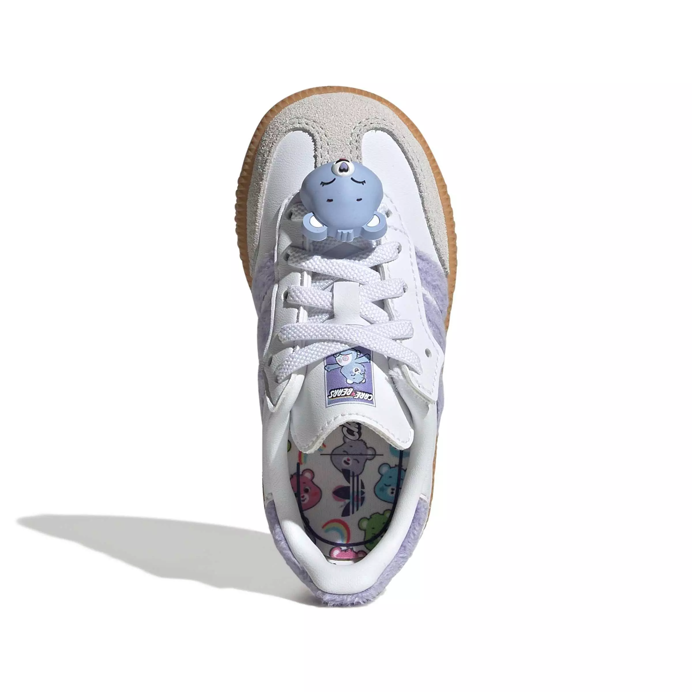 adidas Originals Care Bears Samba OG CCEL "Light Purple/Ftwr White/Blue Dawn" Infant Girls' Shoe - LT PURPLE/WHITE/BLUE