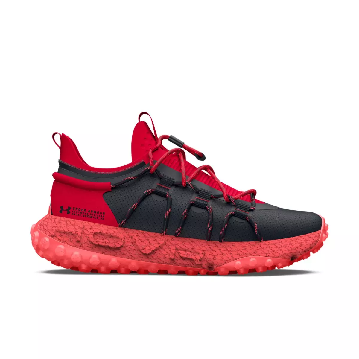 Under Armour HOVR Summit Fat Tire Cuff "Black/Red" Unisex Running Shoe - BLACK/RED