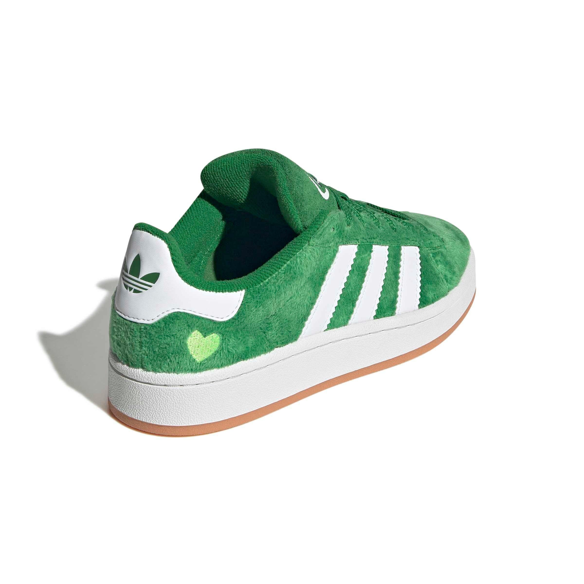 adidas Originals Care Bears Campus 00s "Green/Ftwr White/Gum 2" Grade School Girls' Shoe - GREEN/WHITE/GUM