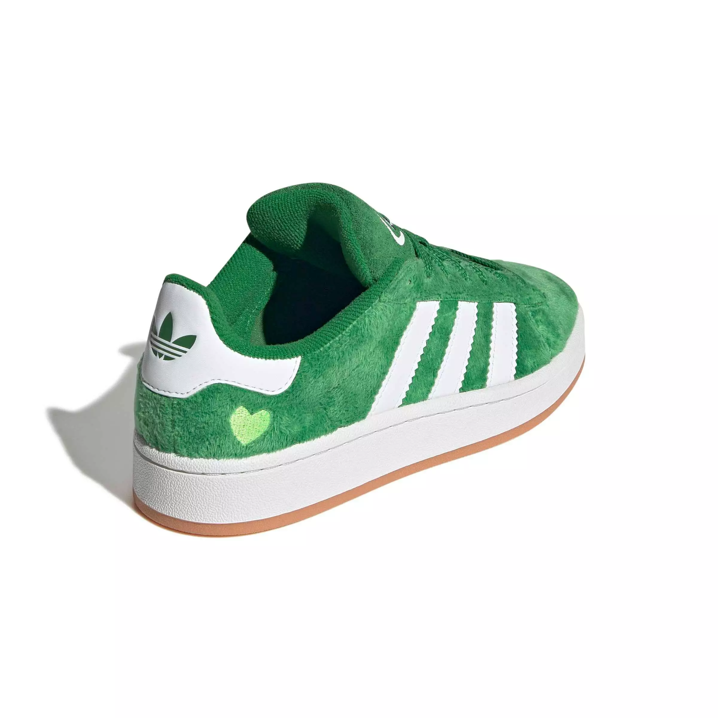 adidas Originals Care Bears Campus 00s "Green/Ftwr White/Gum 2" Grade School Girls' Shoe - GREEN/WHITE/GUM