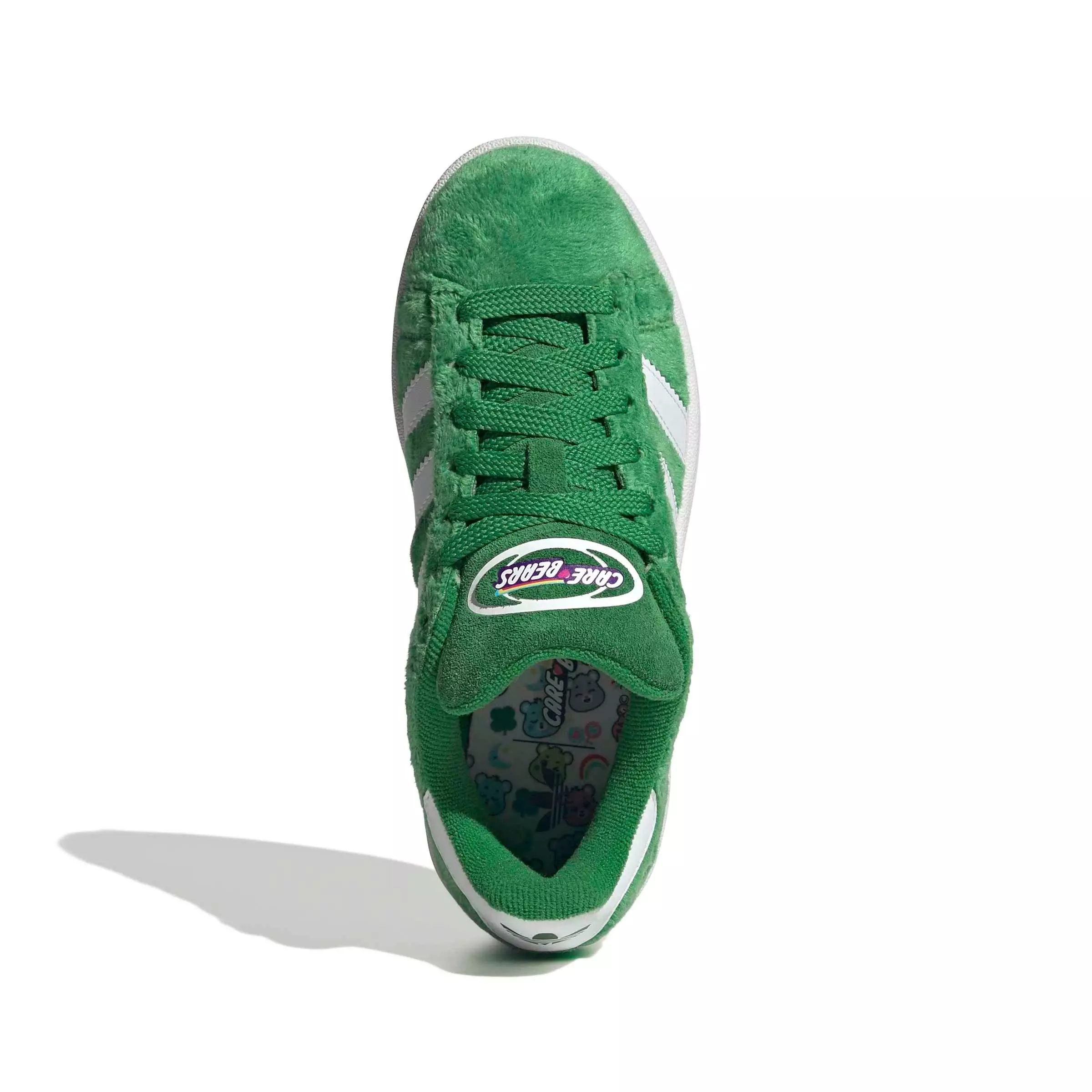 adidas Originals Care Bears Campus 00s "Green/Ftwr White/Gum 2" Grade School Girls' Shoe - GREEN/WHITE/GUM