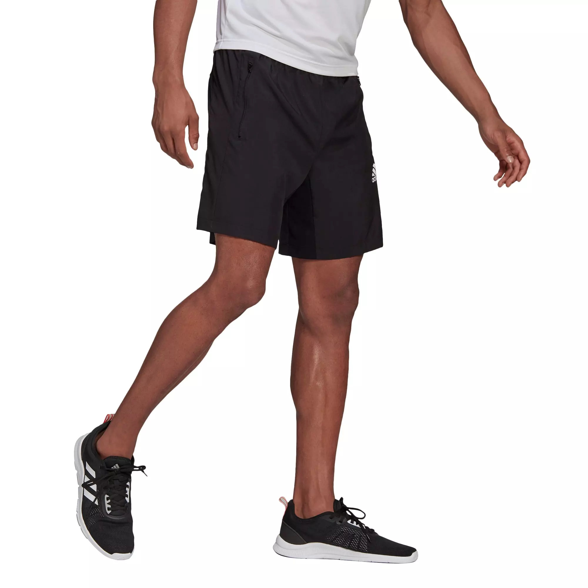adidas Men's AEROREADY Designed 2 Move Woven Sport Black Shorts - BLACK