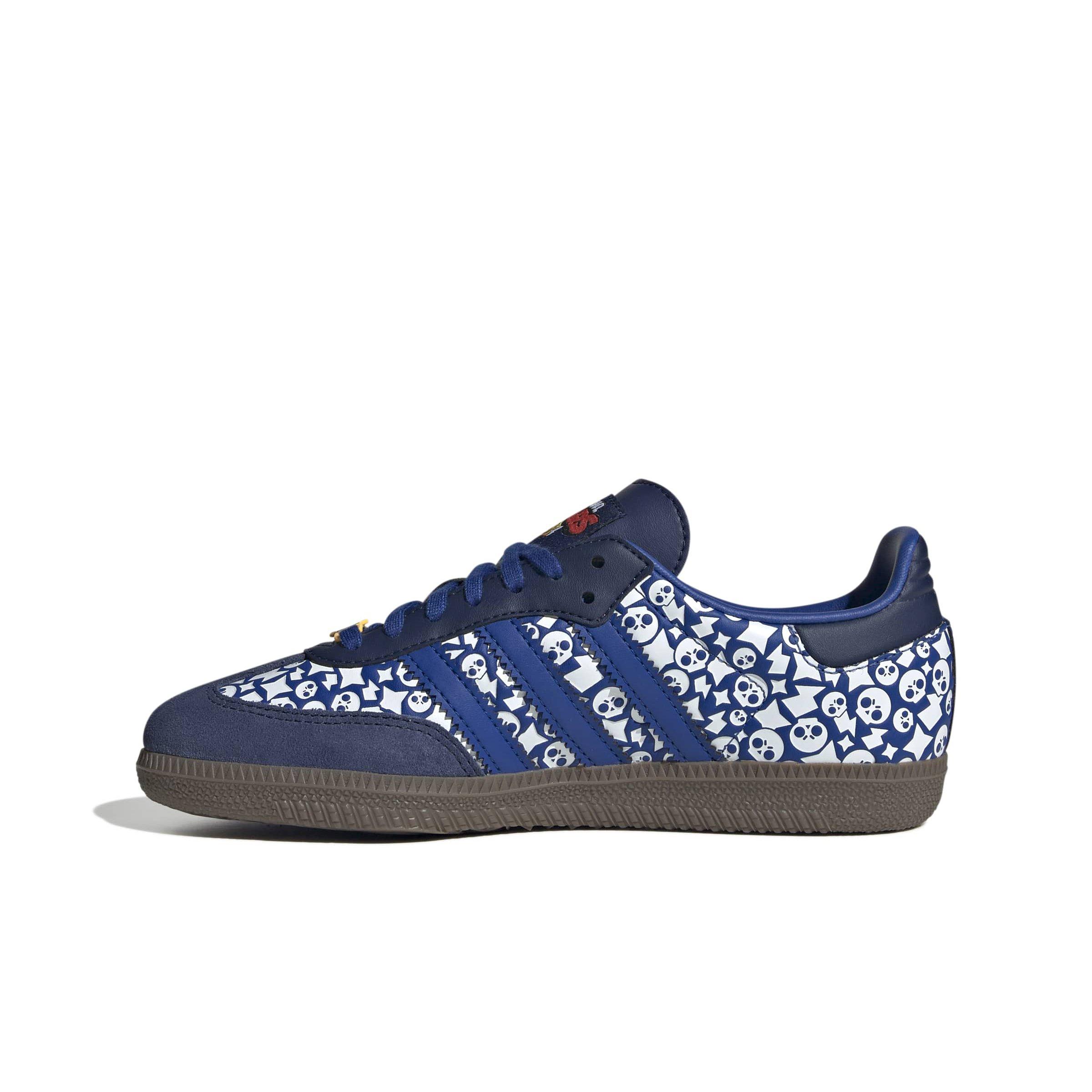 adidas Originals Brawl Stars Samba OG "Team Royal Blue/Royal Blue/Dark Blue" Grade School Boys' Shoe - ROYAL/ROYAL/DK BLUE