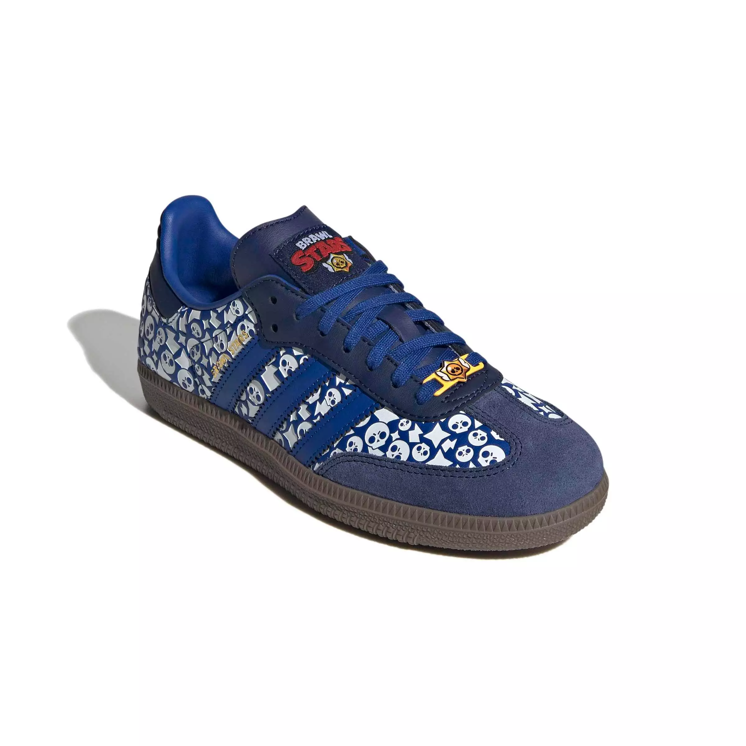 adidas Originals Brawl Stars Samba OG "Team Royal Blue/Royal Blue/Dark Blue" Grade School Boys' Shoe - ROYAL/ROYAL/DK BLUE