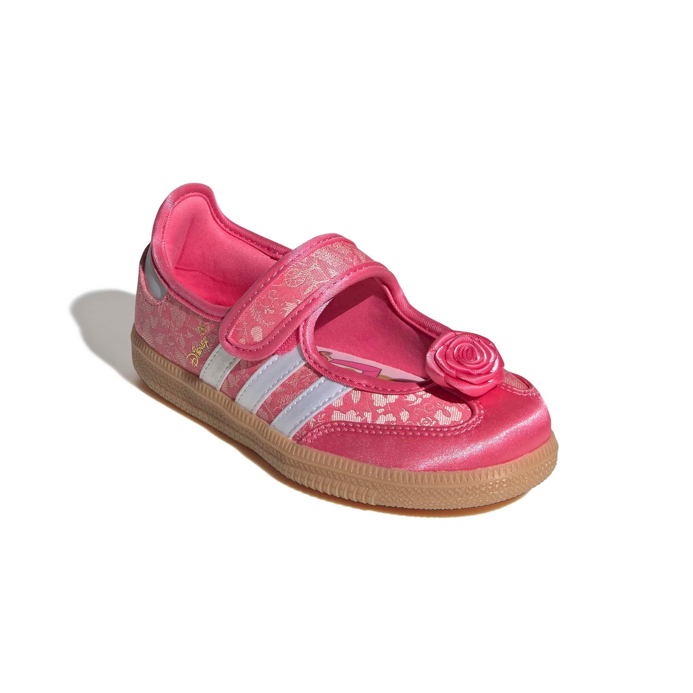 adidas Originals Disney Princess Samba Jane "Pink/White/Gum 3" Preschool Girls' Shoe - PINK/WHITE/GUM