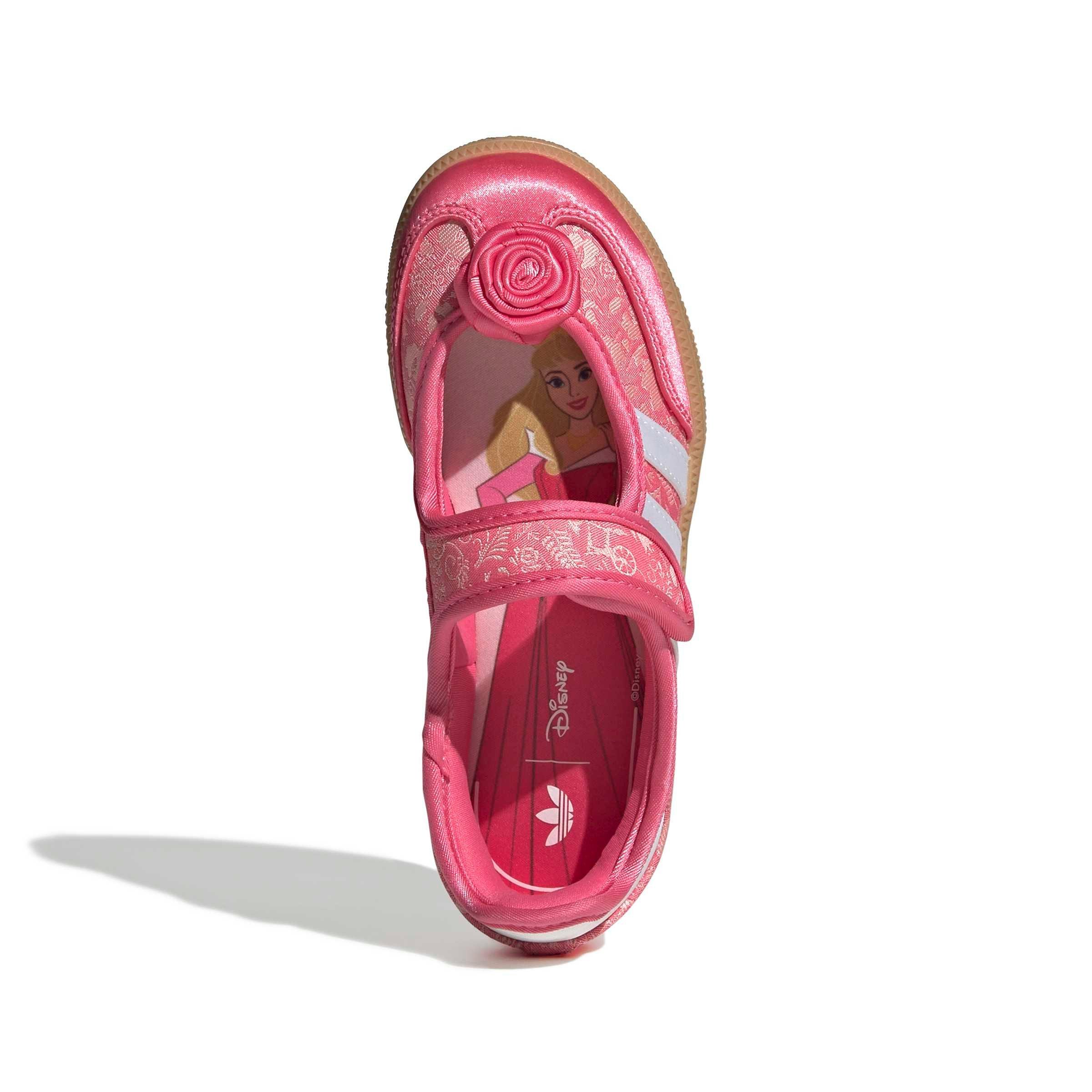 adidas Originals Disney Princess Samba Jane "Pink/White/Gum 3" Preschool Girls' Shoe - PINK/WHITE/GUM