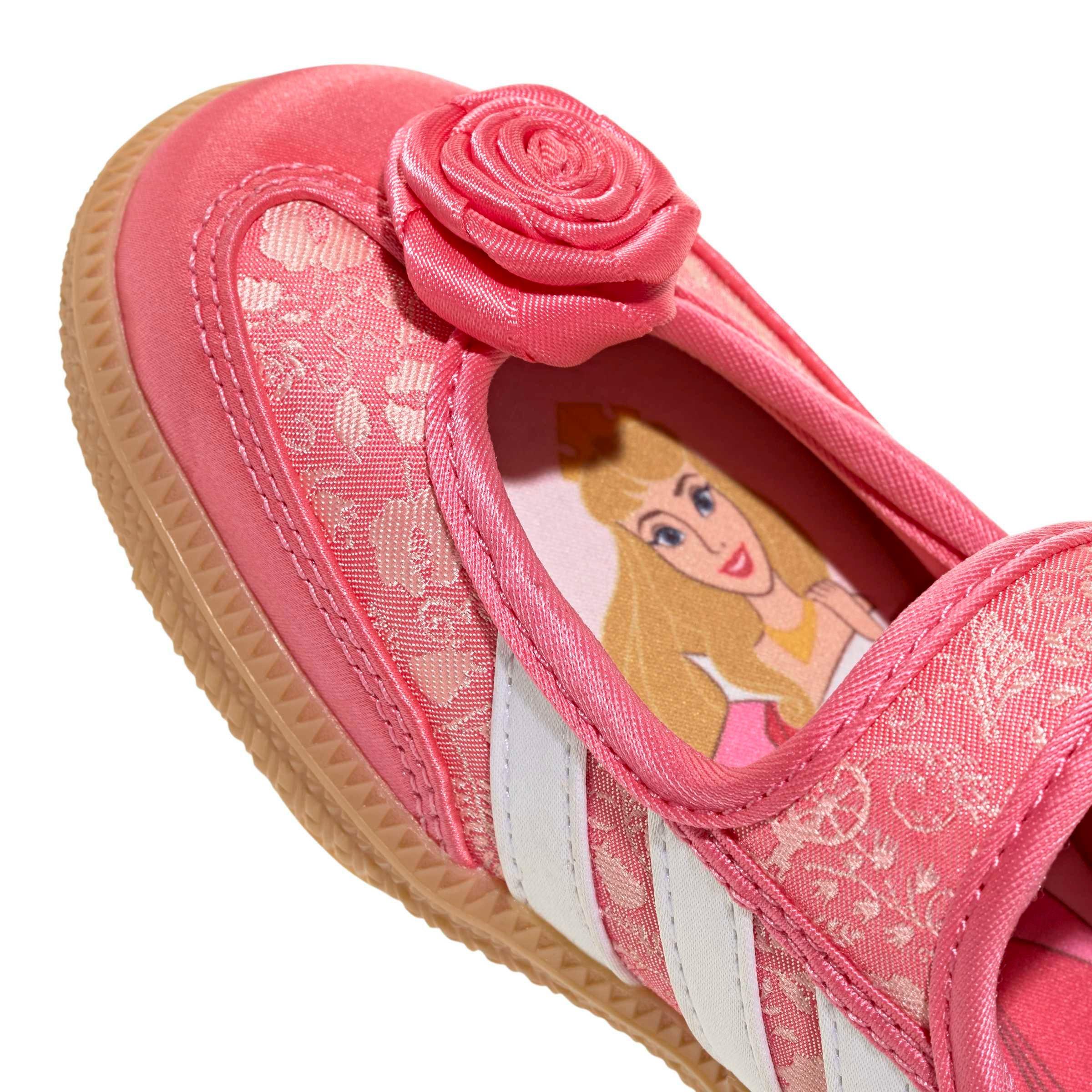 adidas Originals Disney Princess Samba Jane "Pink/White/Gum 3" Preschool Girls' Shoe - PINK/WHITE/GUM