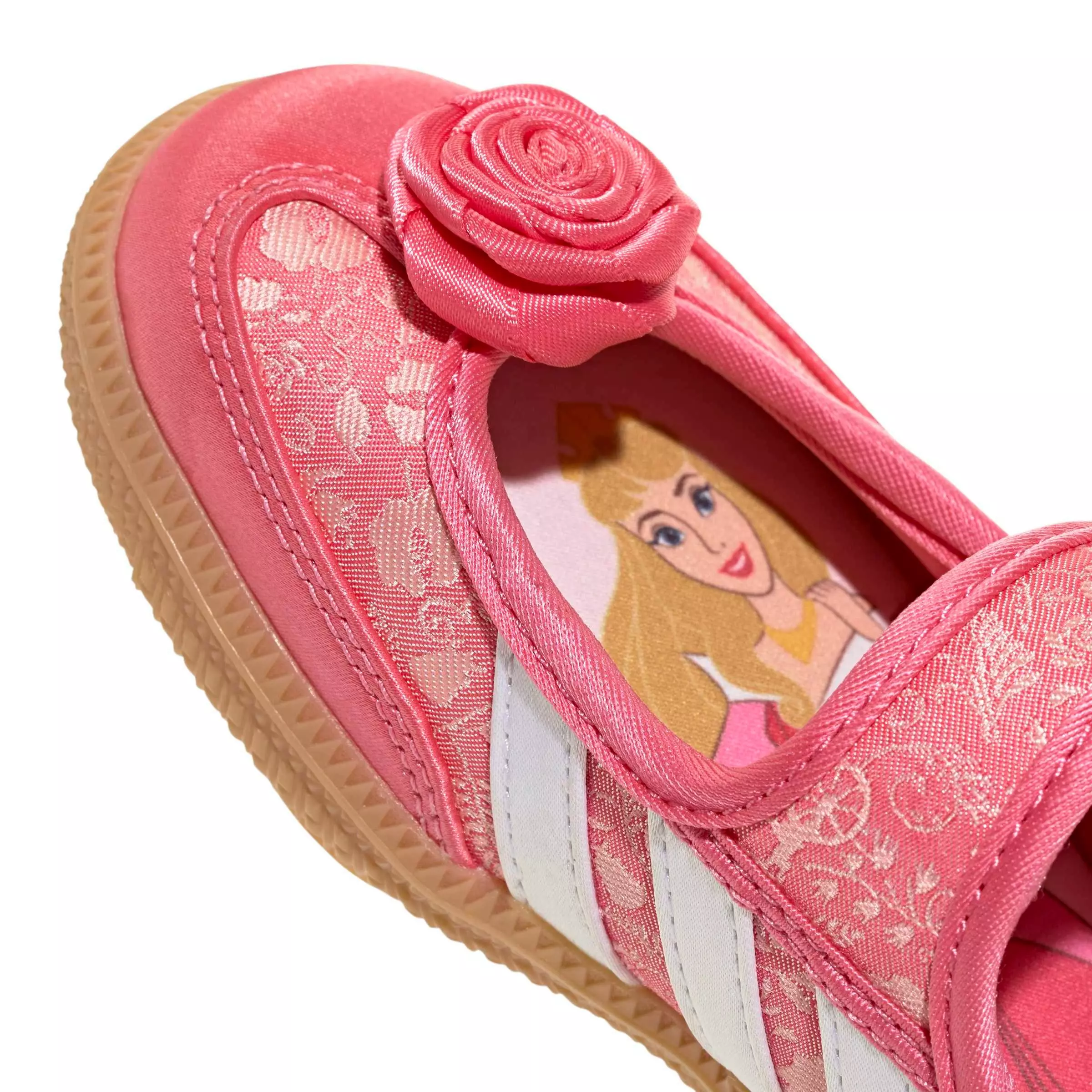 adidas Originals Disney Princess Samba Jane "Pink/White/Gum 3" Preschool Girls' Shoe - PINK/WHITE/GUM
