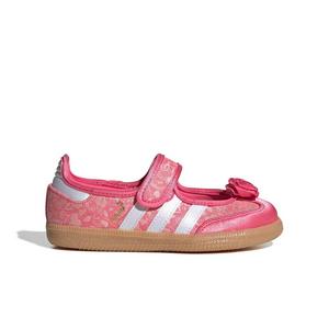 adidas Originals Disney Princess Samba Jane "Pink/White/Gum 3" Preschool Girls' Shoe - PINK/WHITE/GUM