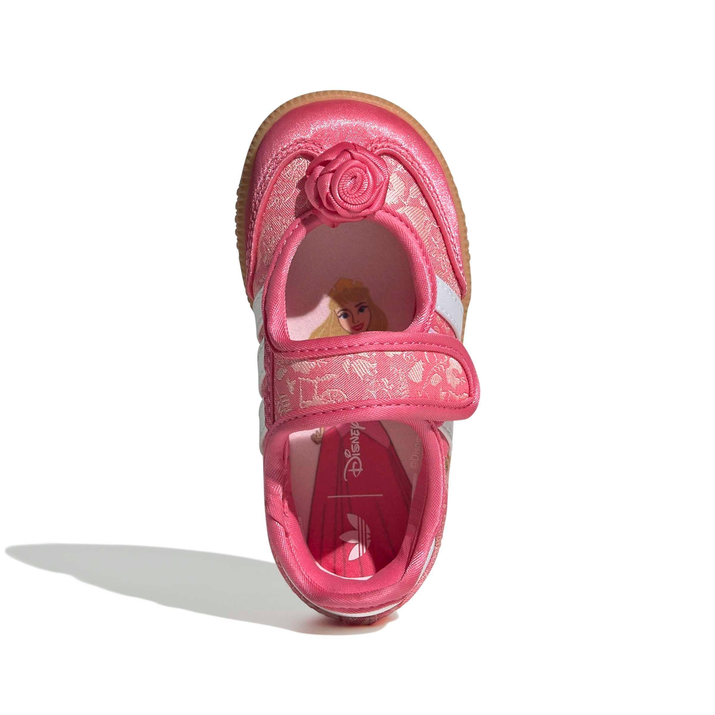adidas Originals Disney Princess Samba Jane "Pink/White/Gum 3" Infant Girls' Shoe - PINK/WHITE/GUM