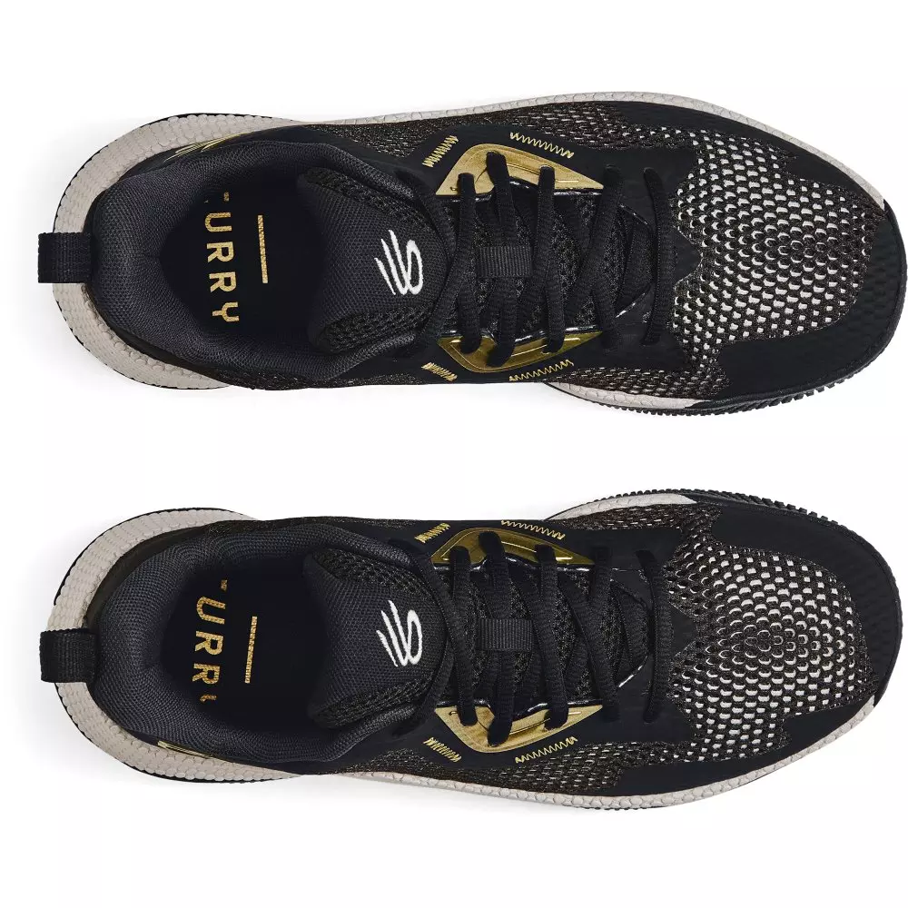 Under Armour Curry HOVR Splash 3 "Black/Jet Grey/Metallic Gold" Unisex Basketball Shoe - BLACK/GREY/GOLD