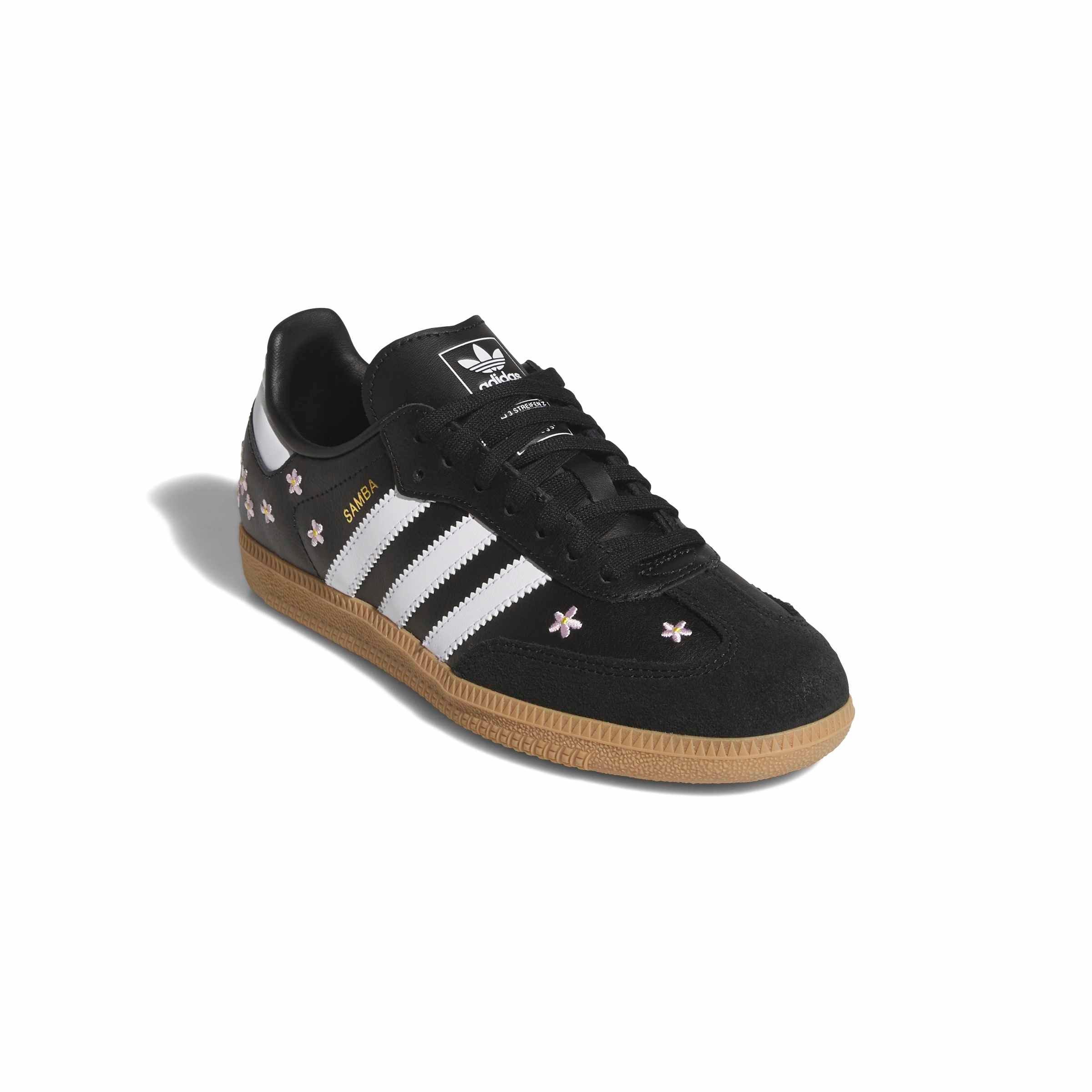 adidas Originals Samba OG "Core Black/Ftwr White/Gum 4" Grade School Boys' Shoe - BLACK/WHITE/GUM